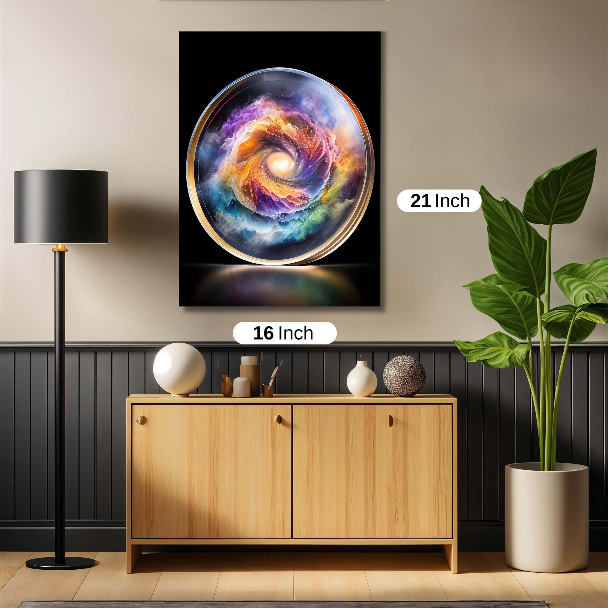 Cosmic Whirl Safe Wall Magnetic / M