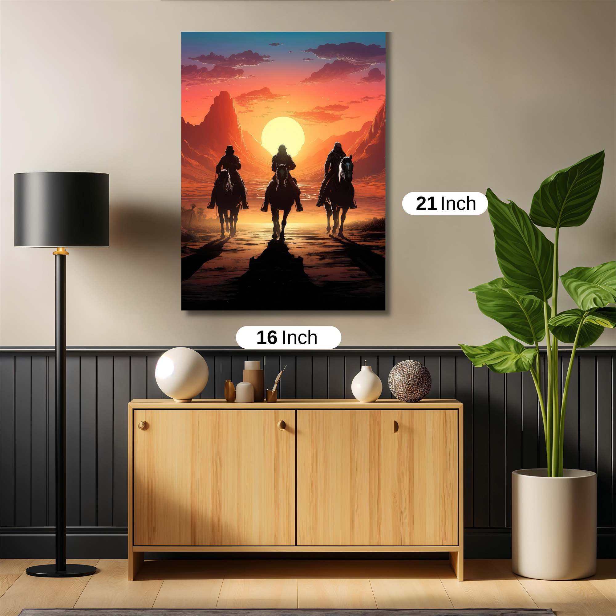Sunset Riders Safe Wall Magnetic / M