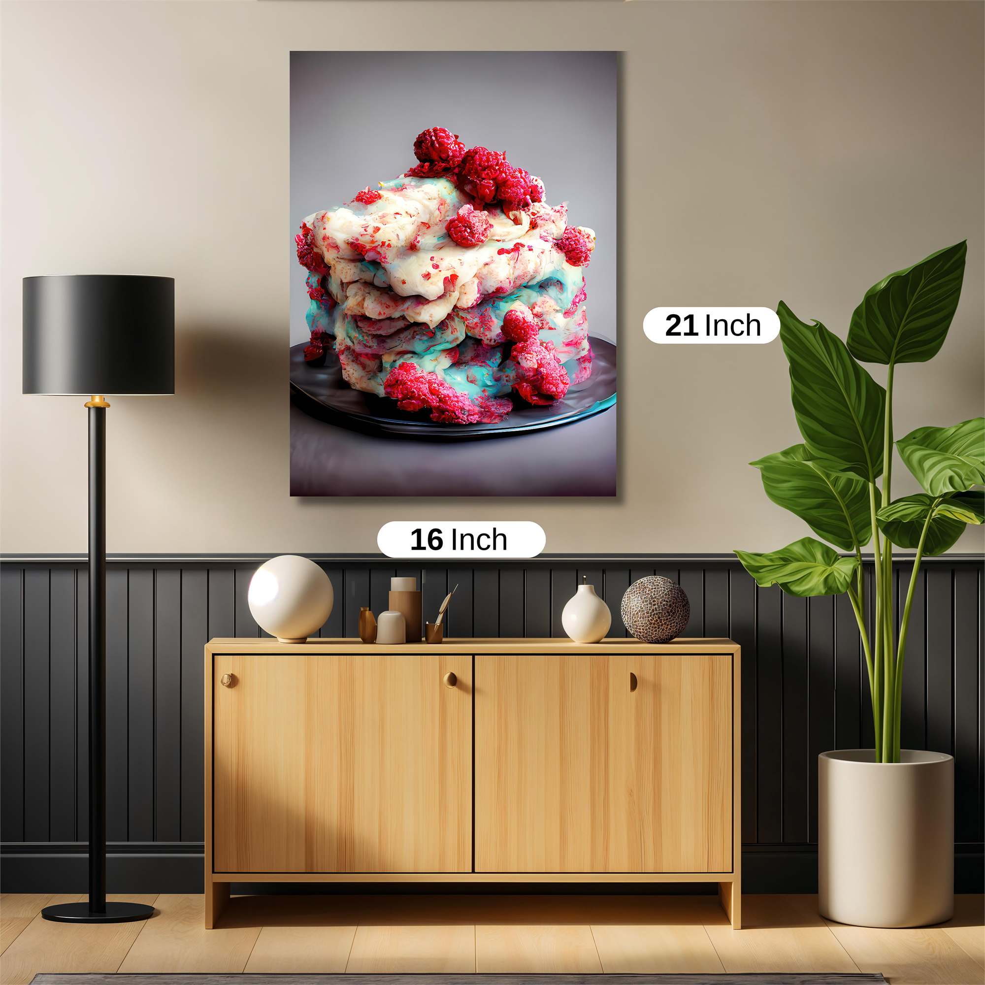 Raspberry Whimsy Safe Wall Magnetic / M