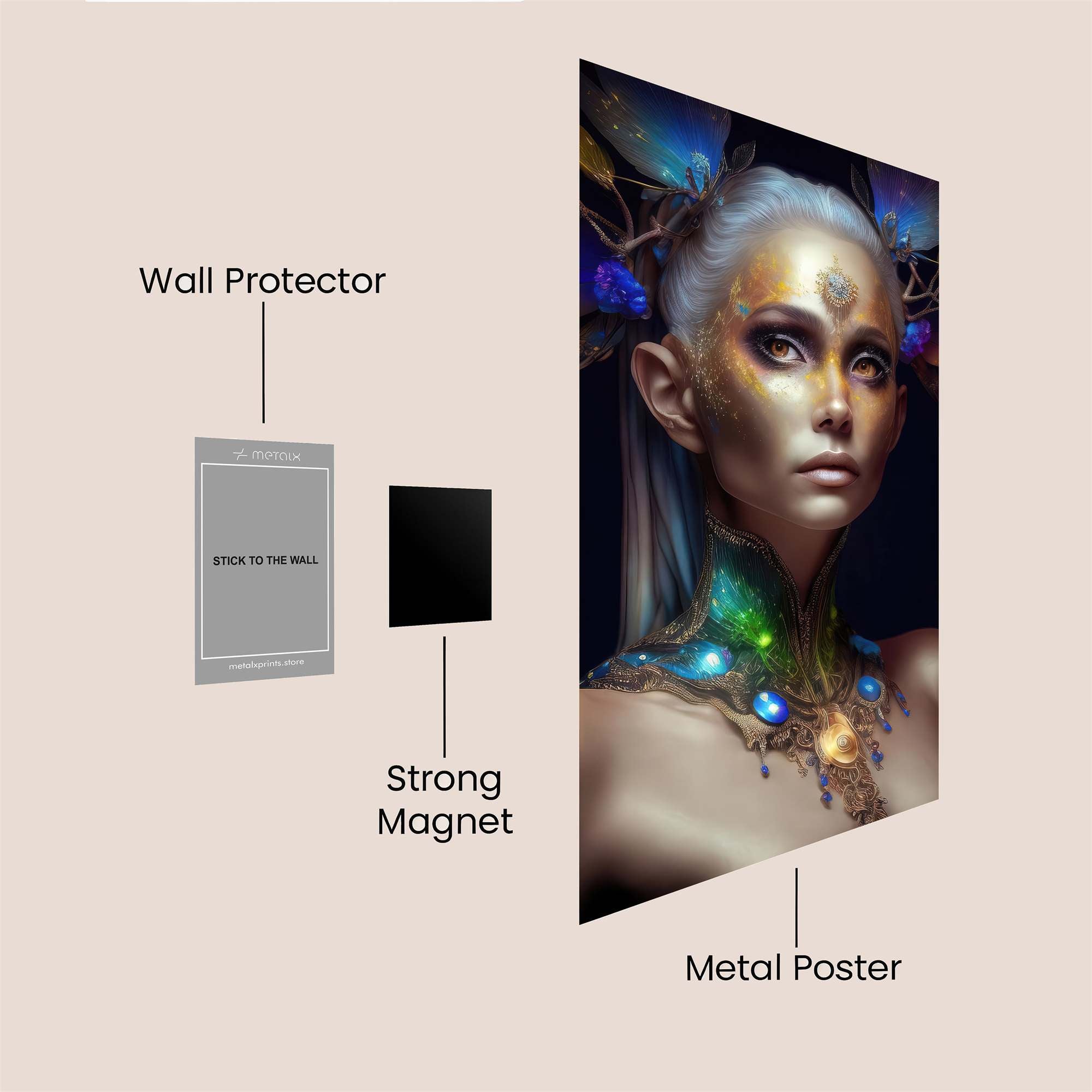 Fae Enchantress Safe Wall Magnetic / M