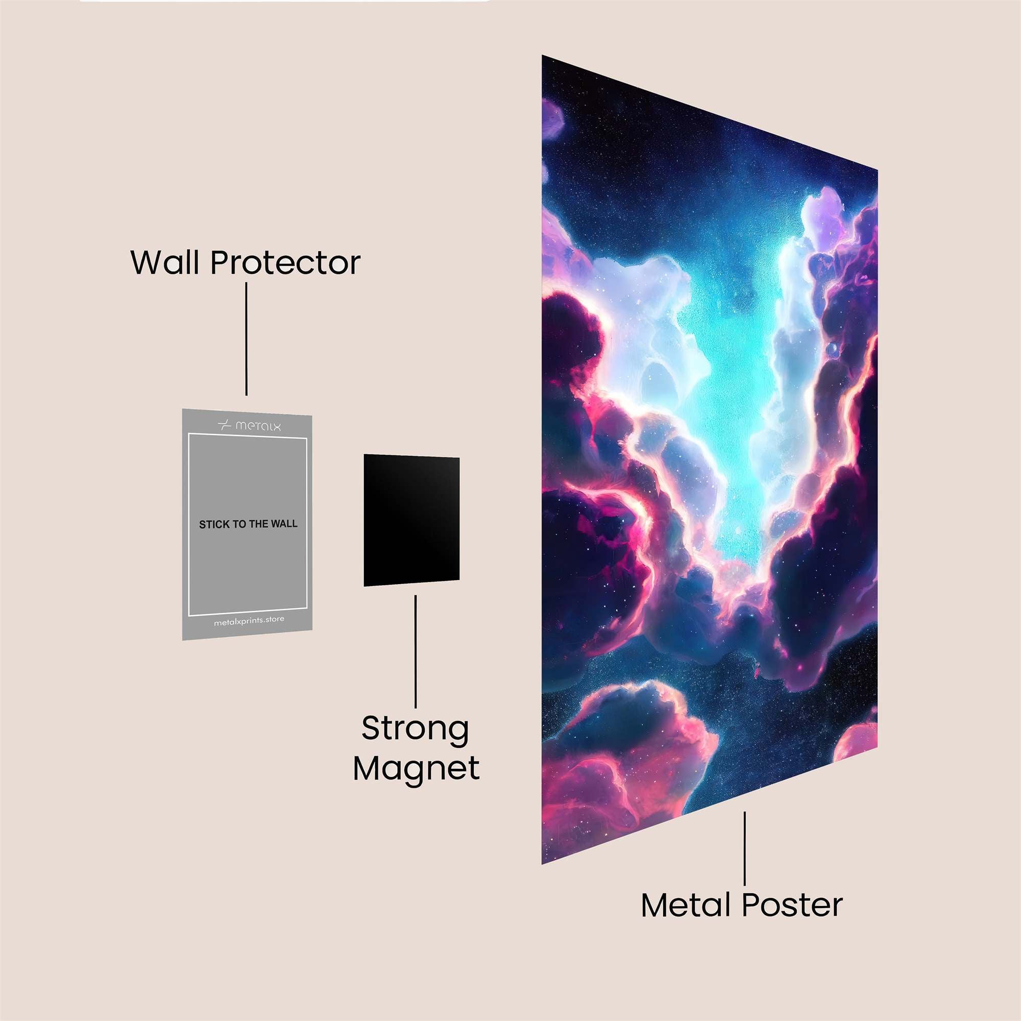 Cosmic Rapture Safe Wall Magnetic / M