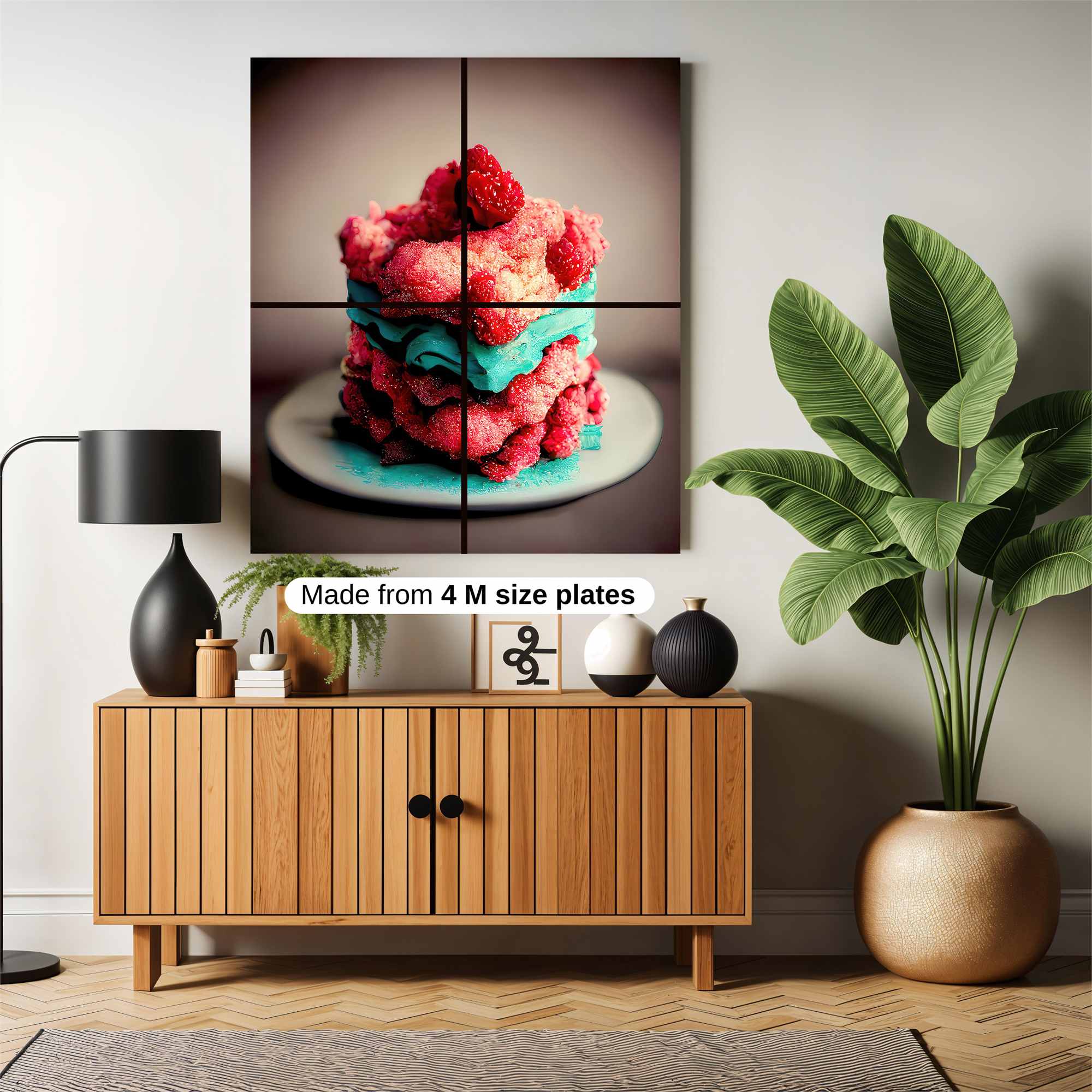 Raspberry Whimsy Safe Wall Magnetic / M