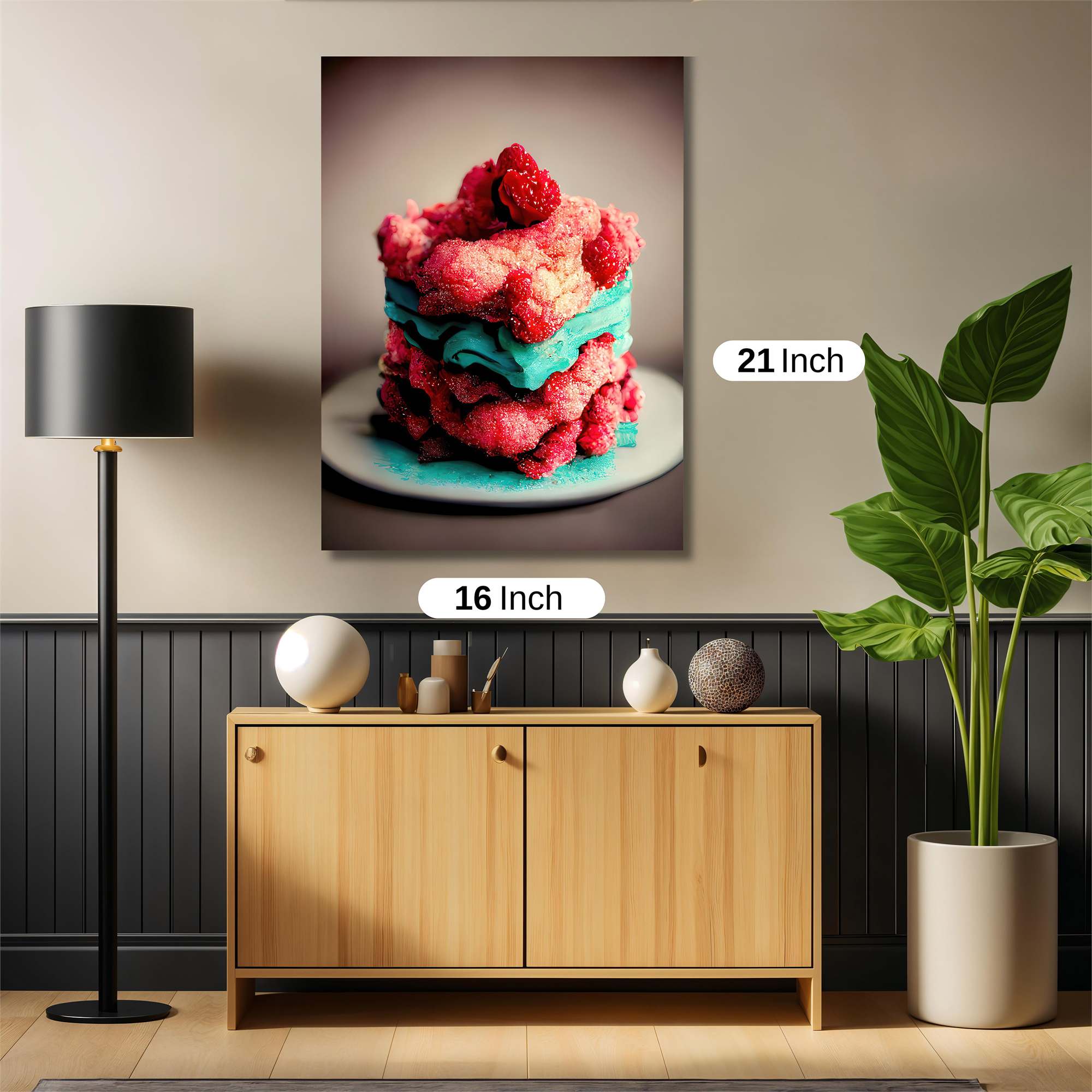 Raspberry Whimsy Safe Wall Magnetic / M