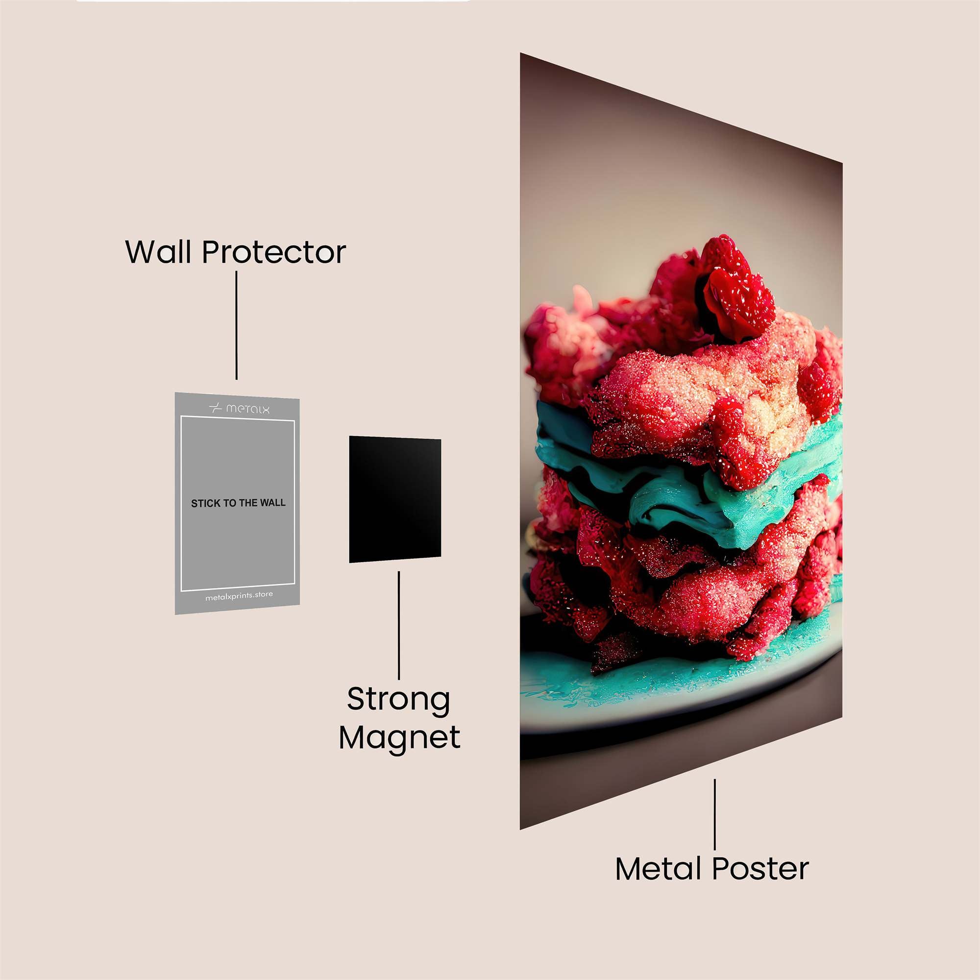Raspberry Whimsy Safe Wall Magnetic / M