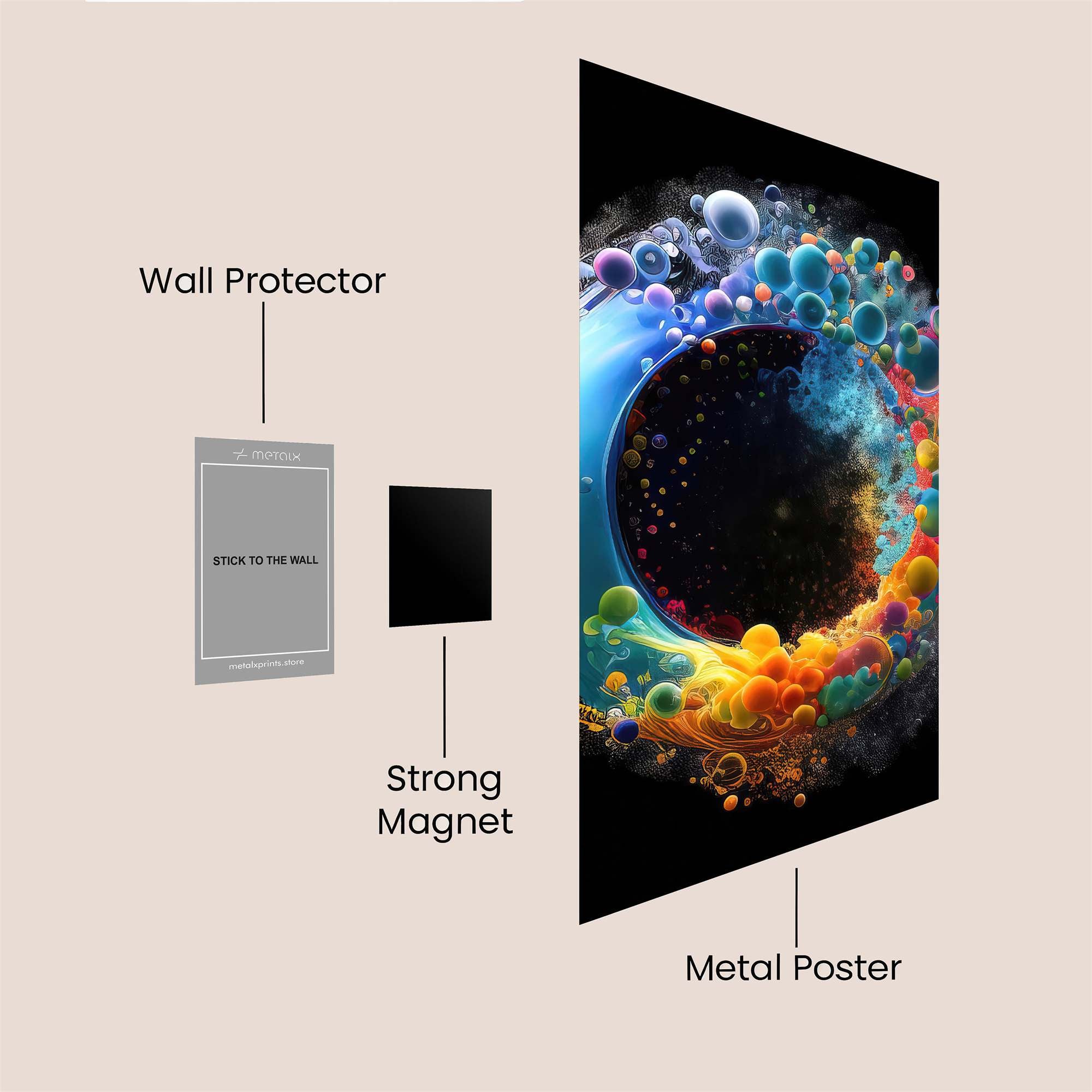 Cosmic Whimsy Safe Wall Magnetic / M