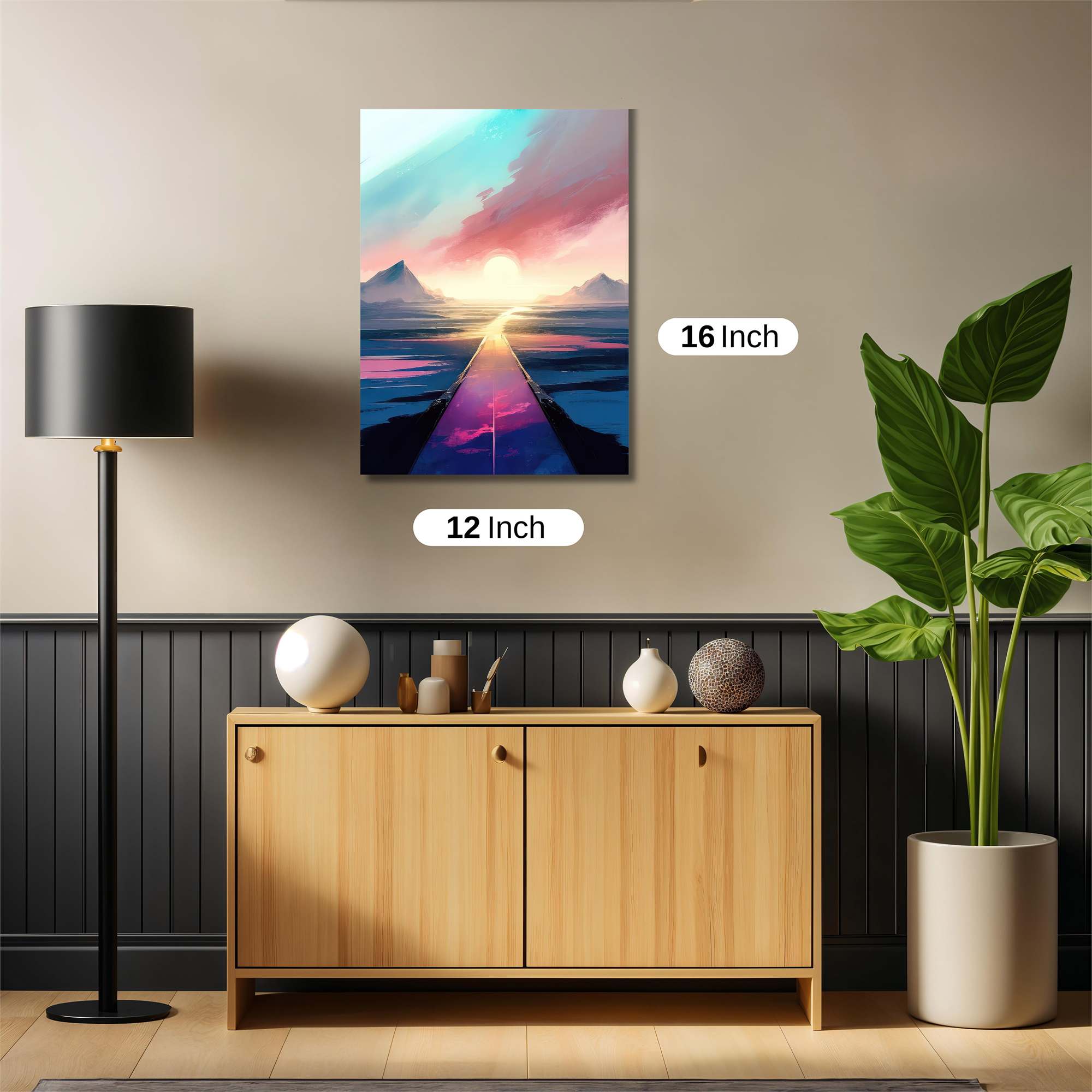 Sunset Serenity Safe Wall Magnetic / M