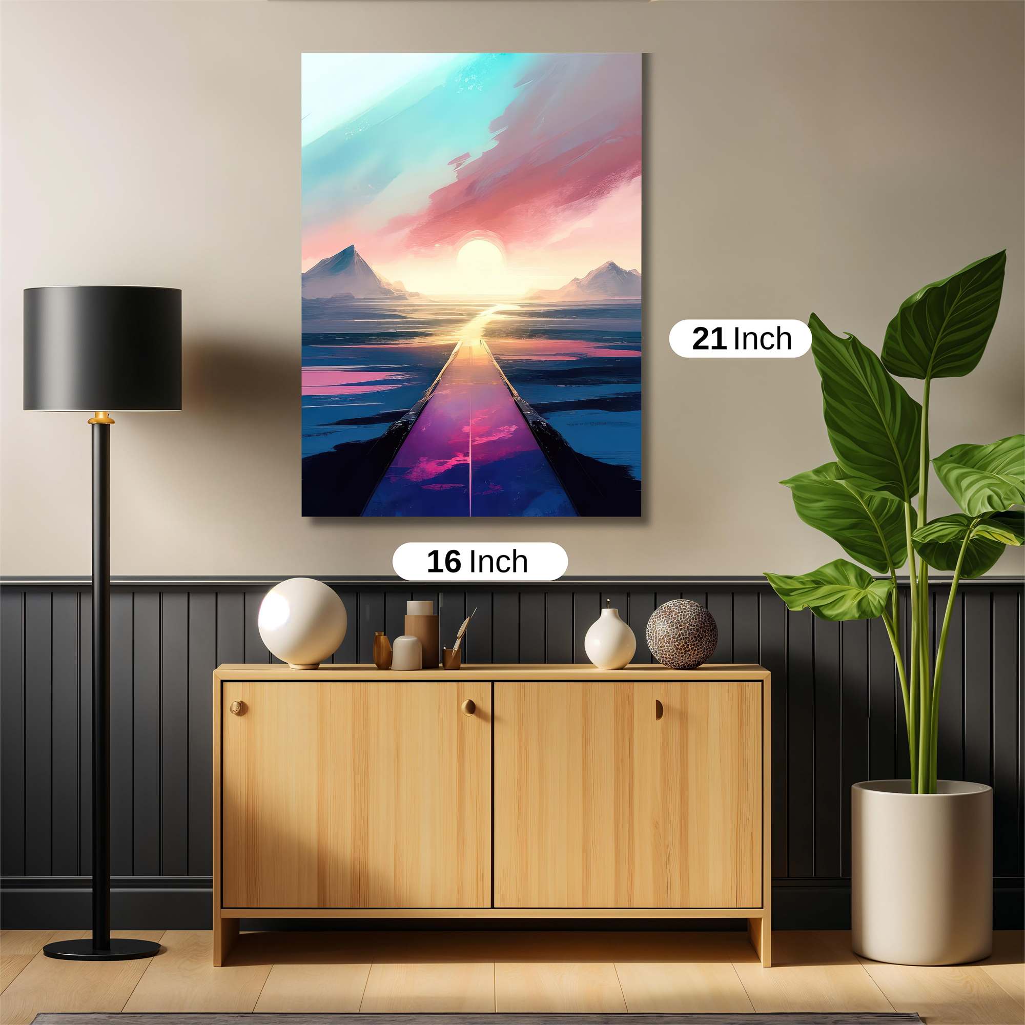 Sunset Serenity Safe Wall Magnetic / M
