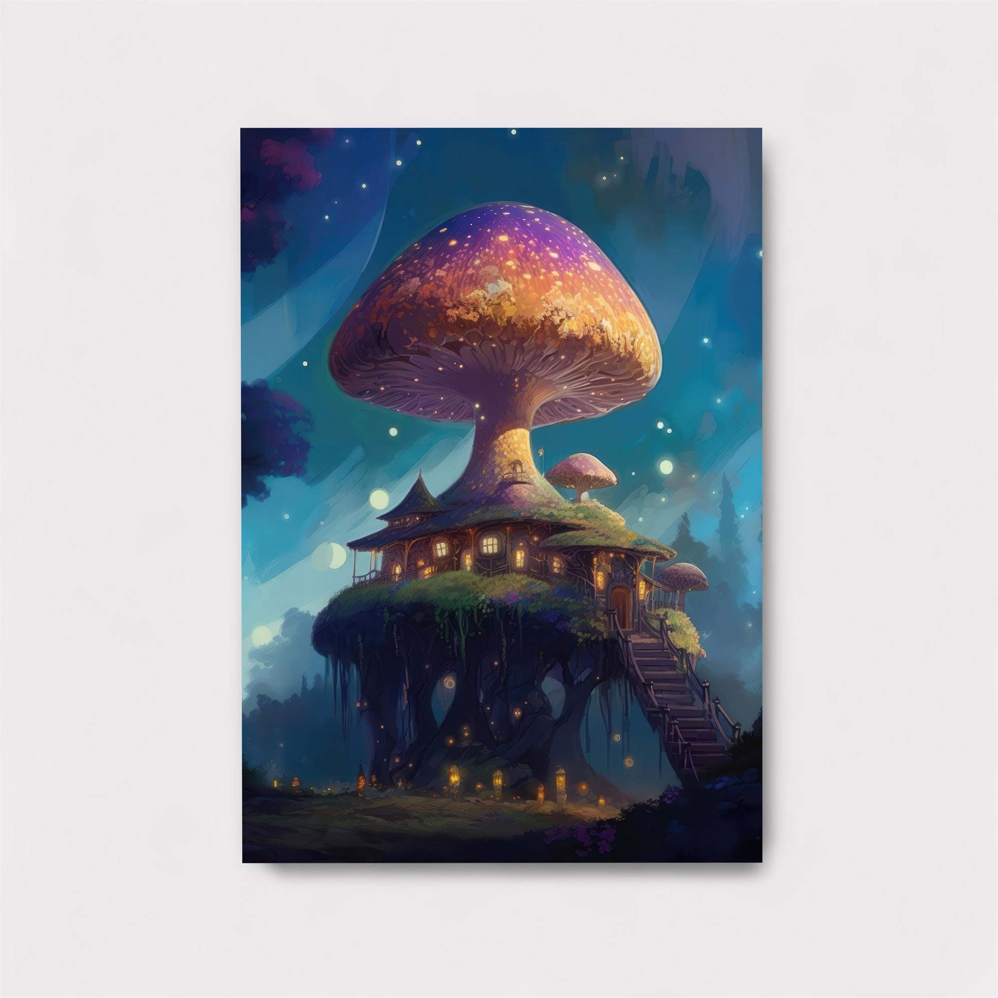 Mushroom Whimsy Safe Wall Magnetic / M