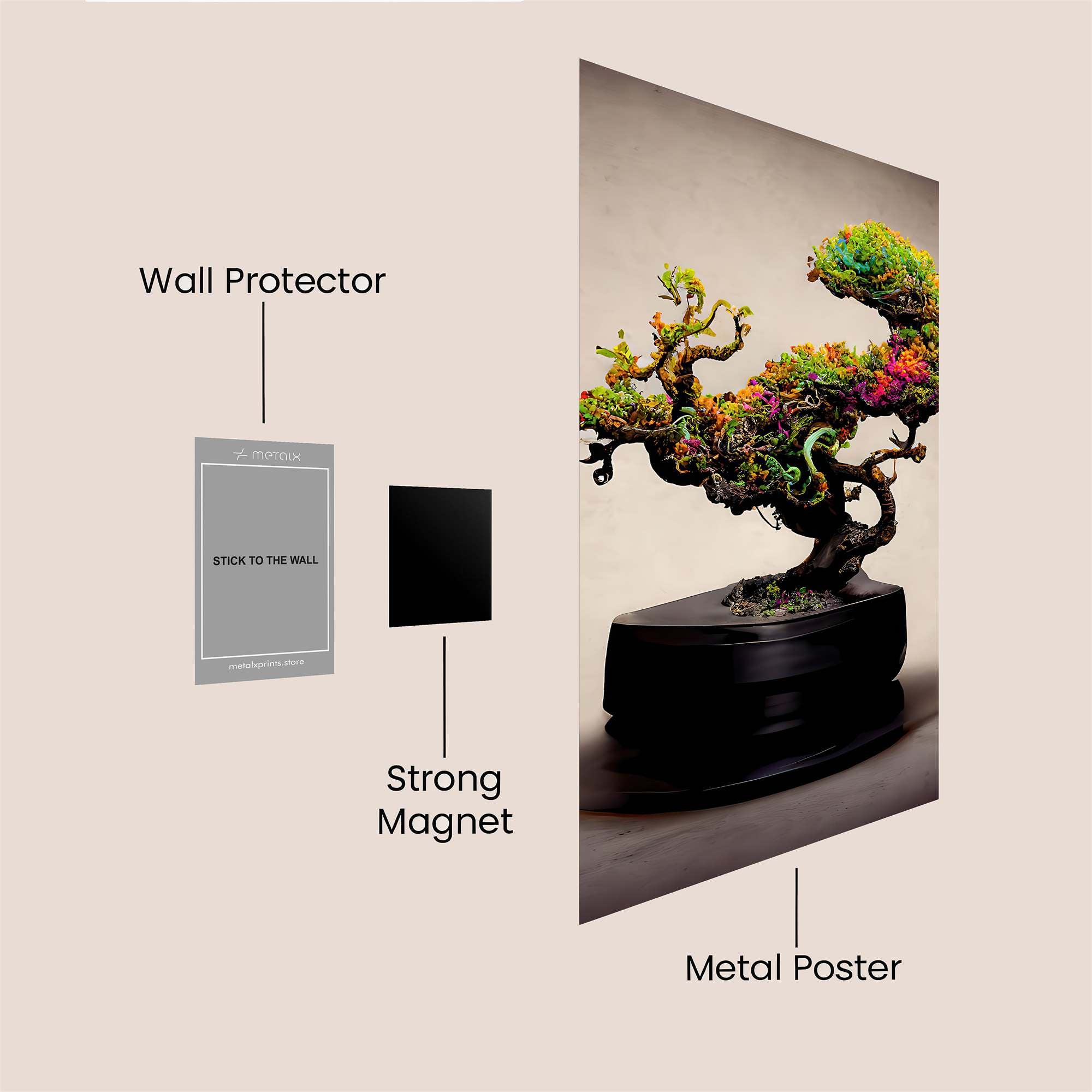 Bonsai Bliss Safe Wall Magnetic / M