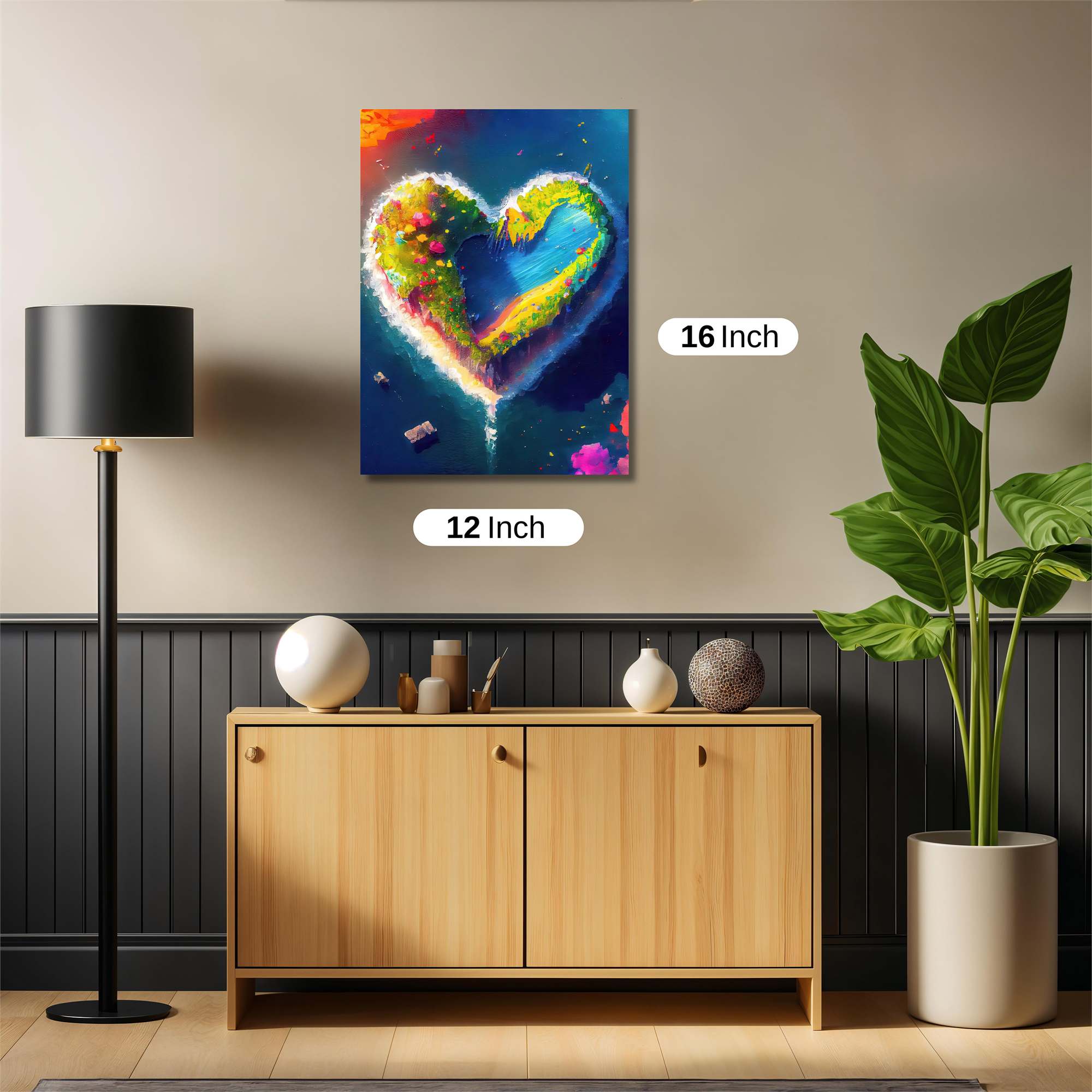 Island Serenity Safe Wall Magnetic / M