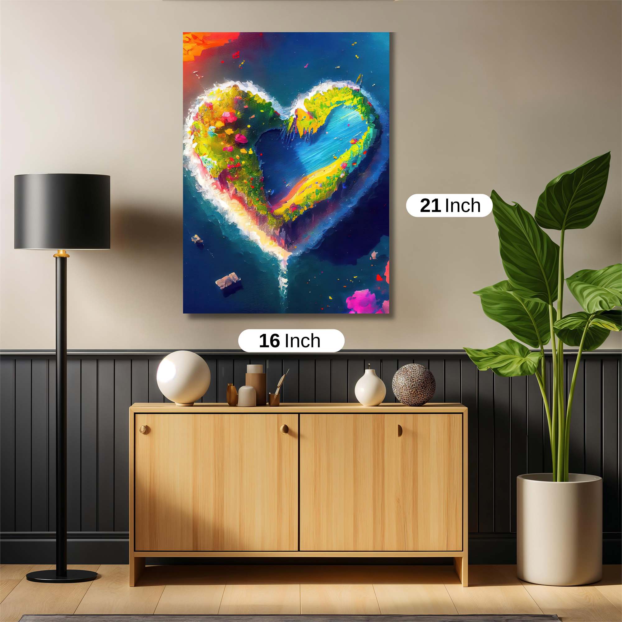 Island Serenity Safe Wall Magnetic / M