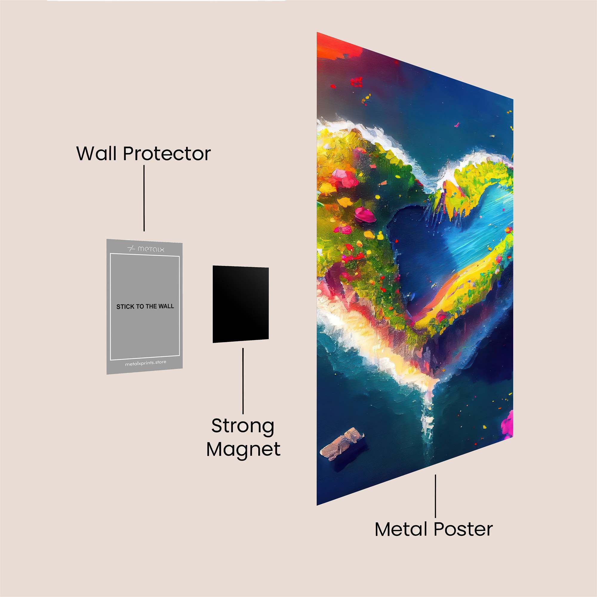 Island Serenity Safe Wall Magnetic / M
