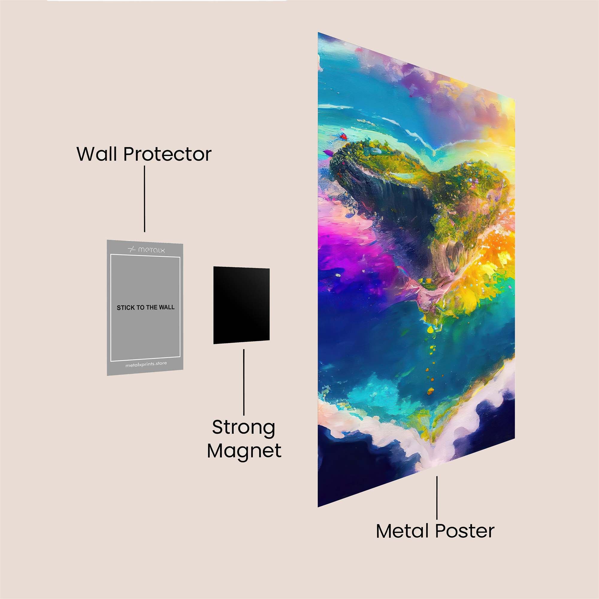 HeartHaven Safe Wall Magnetic / M