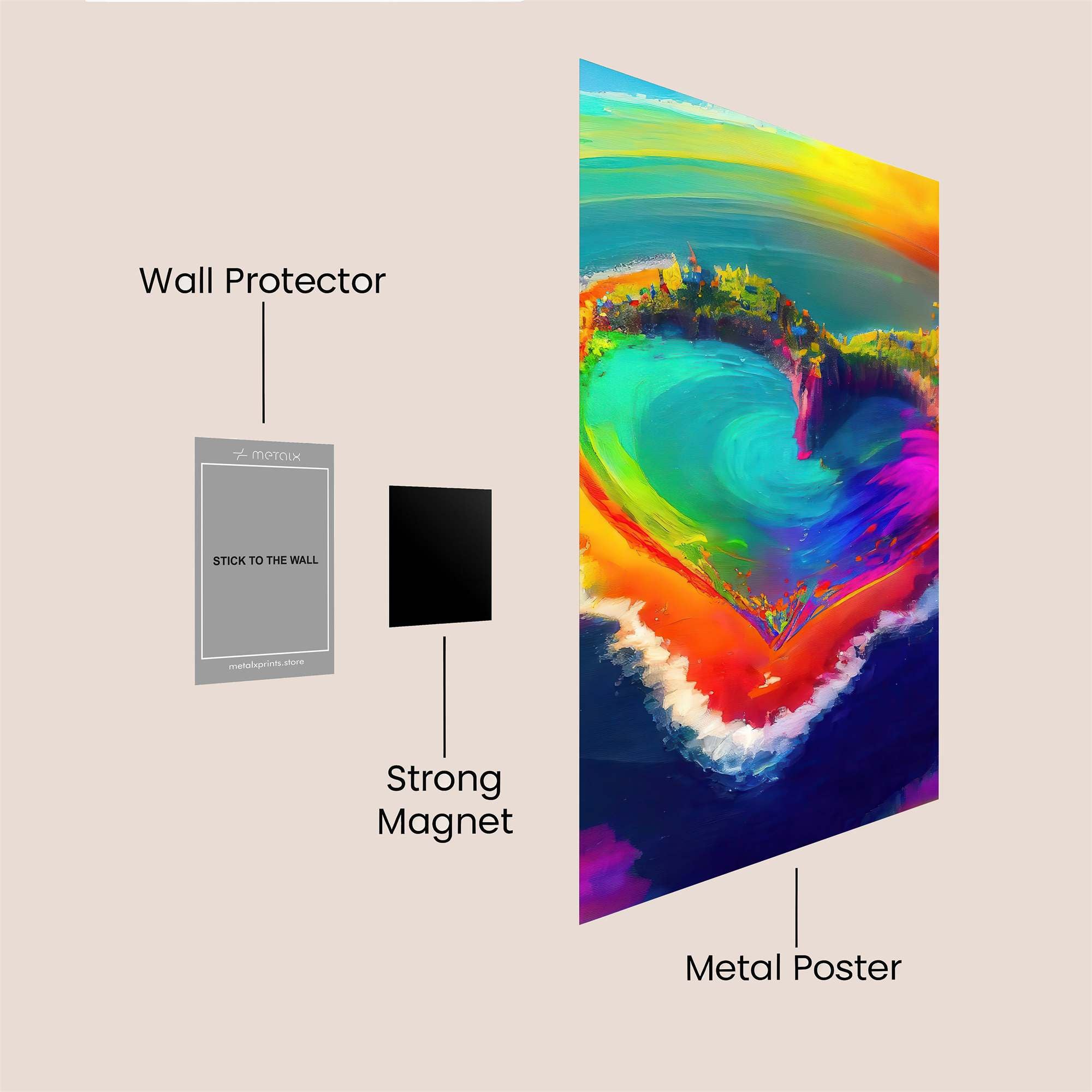 Heart Haven Safe Wall Magnetic / M