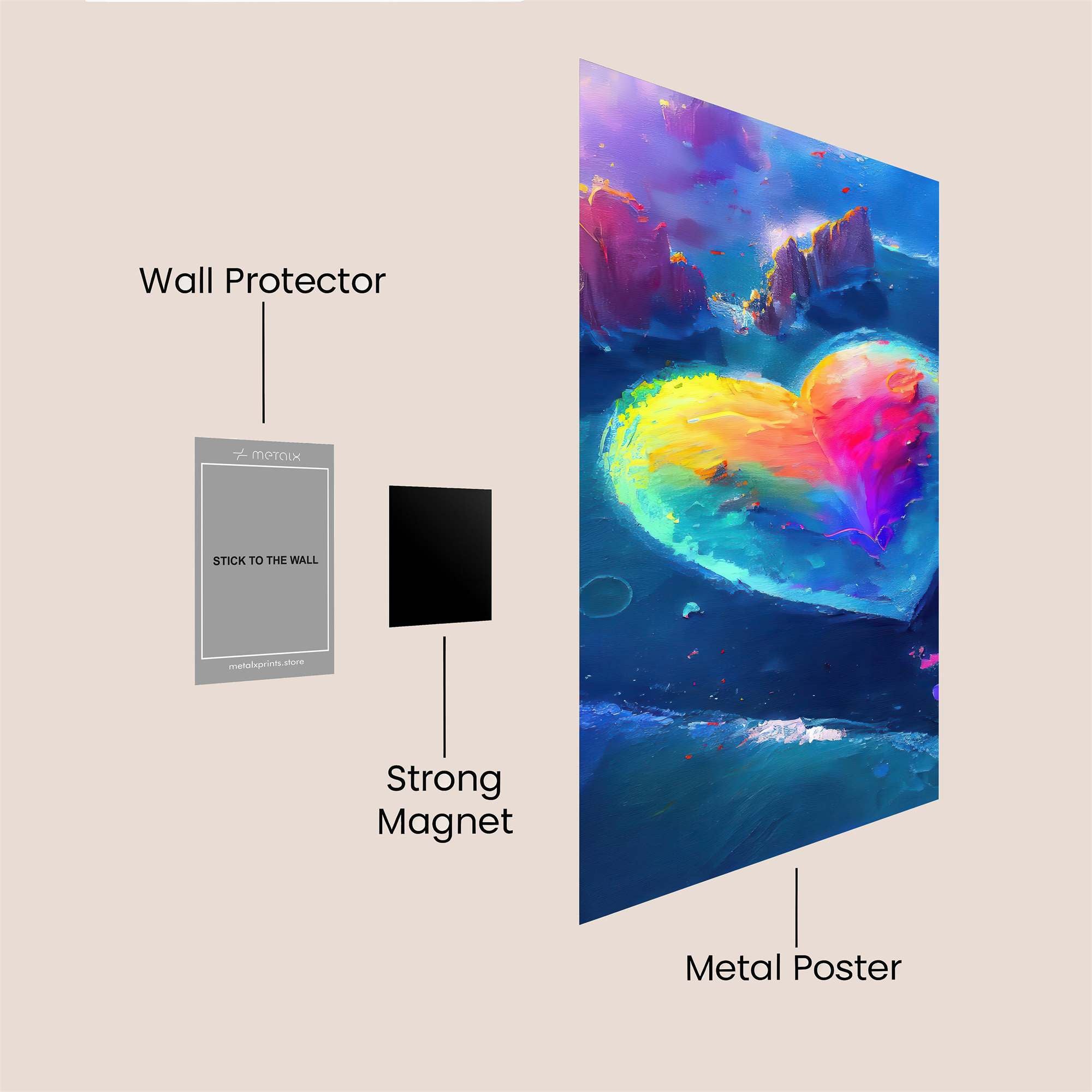 Heartscape Dream Safe Wall Magnetic / M