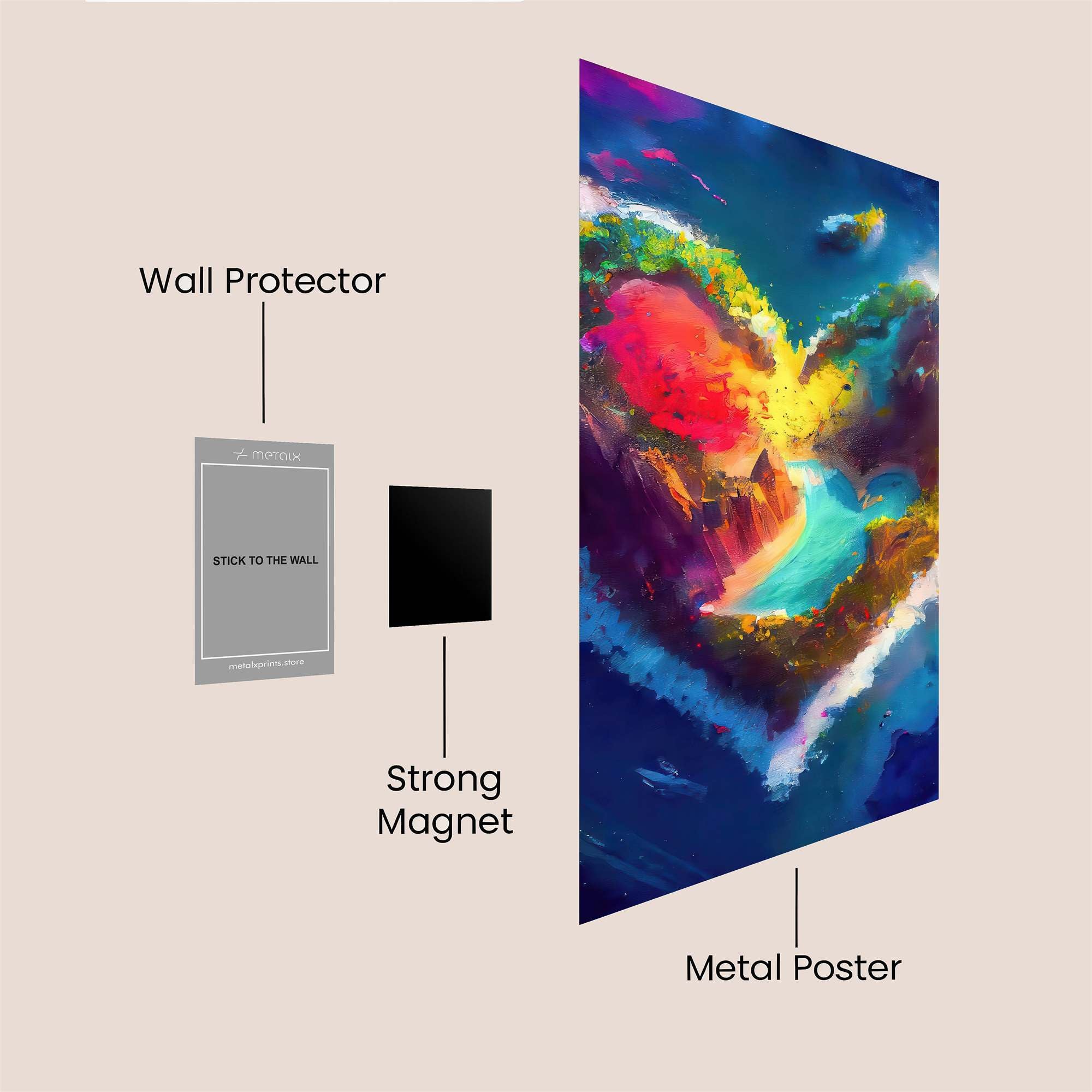 Heart Harmony Safe Wall Magnetic / M