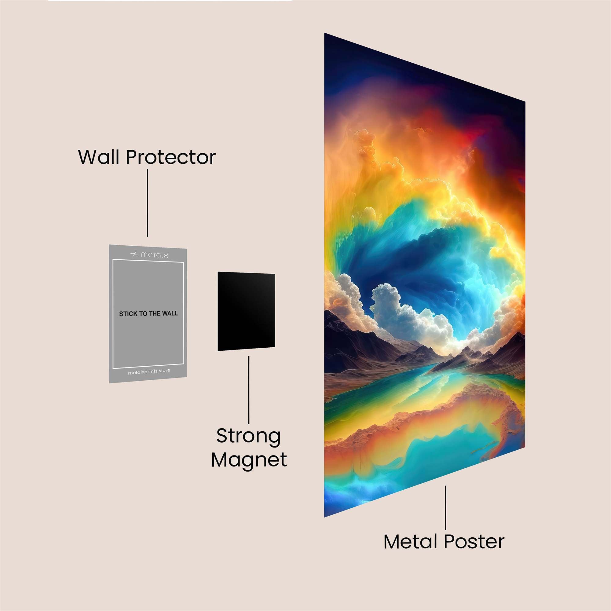 Aurora Dream Safe Wall Magnetic / M