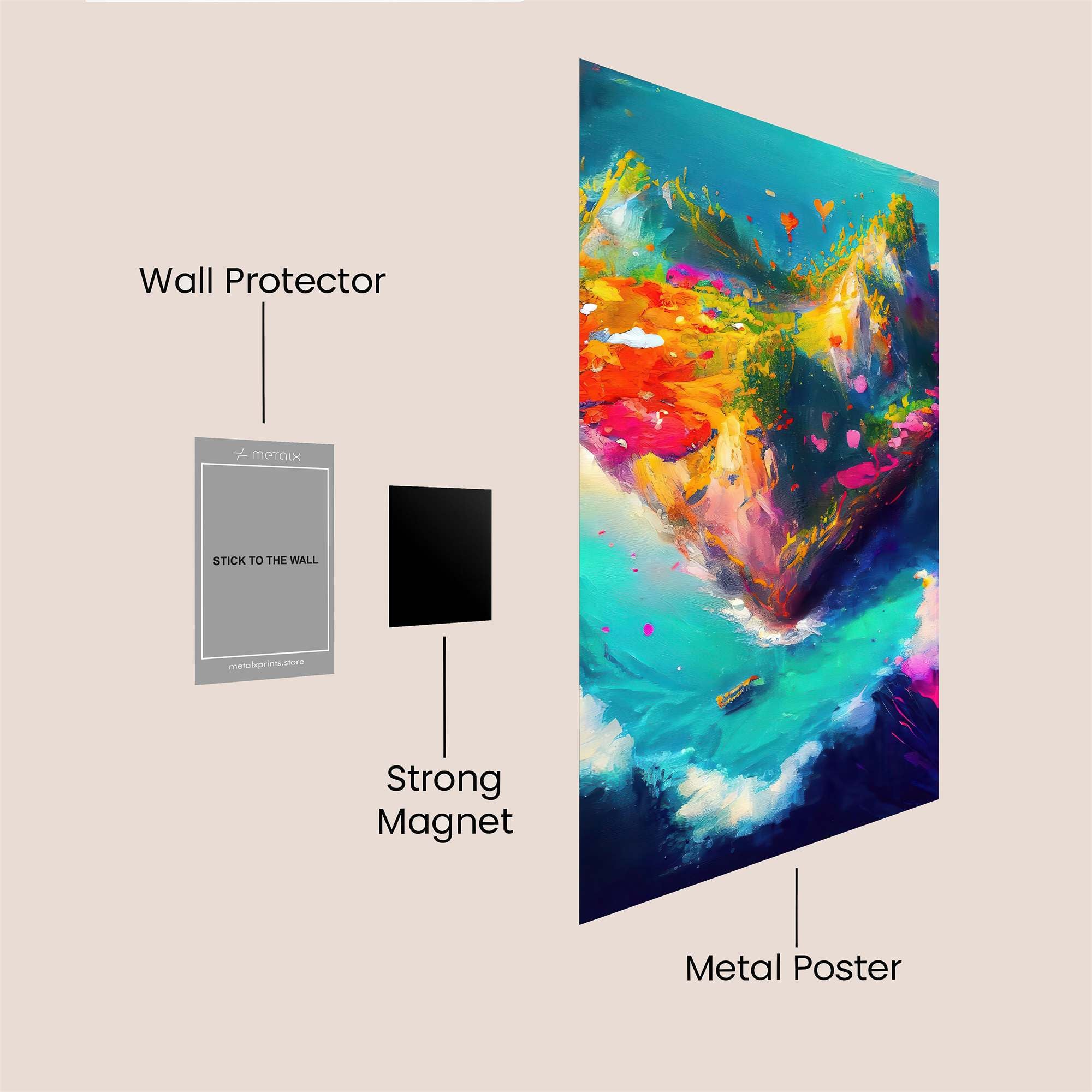 HeartHaven Safe Wall Magnetic / M
