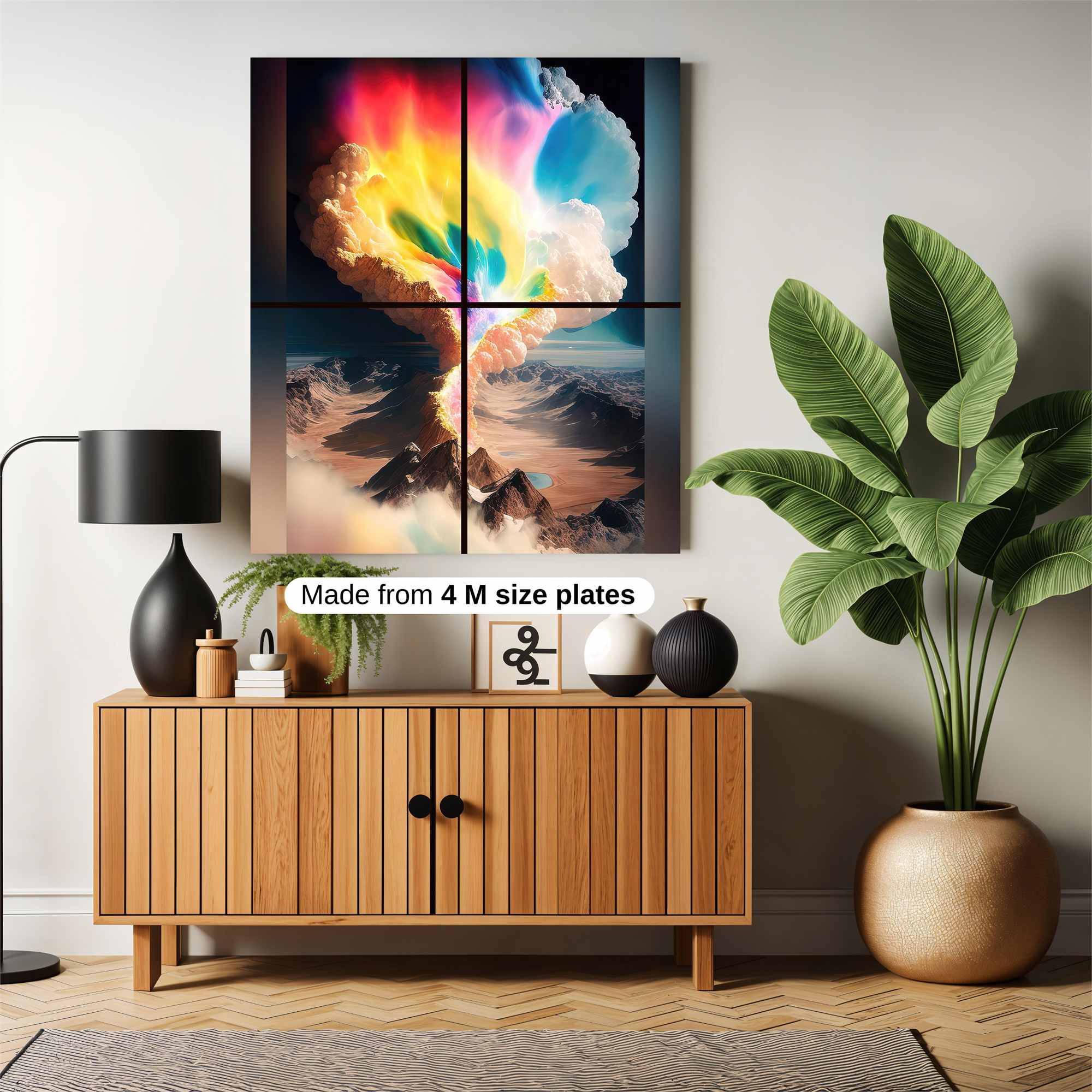 Aurora Eruption Safe Wall Magnetic / M