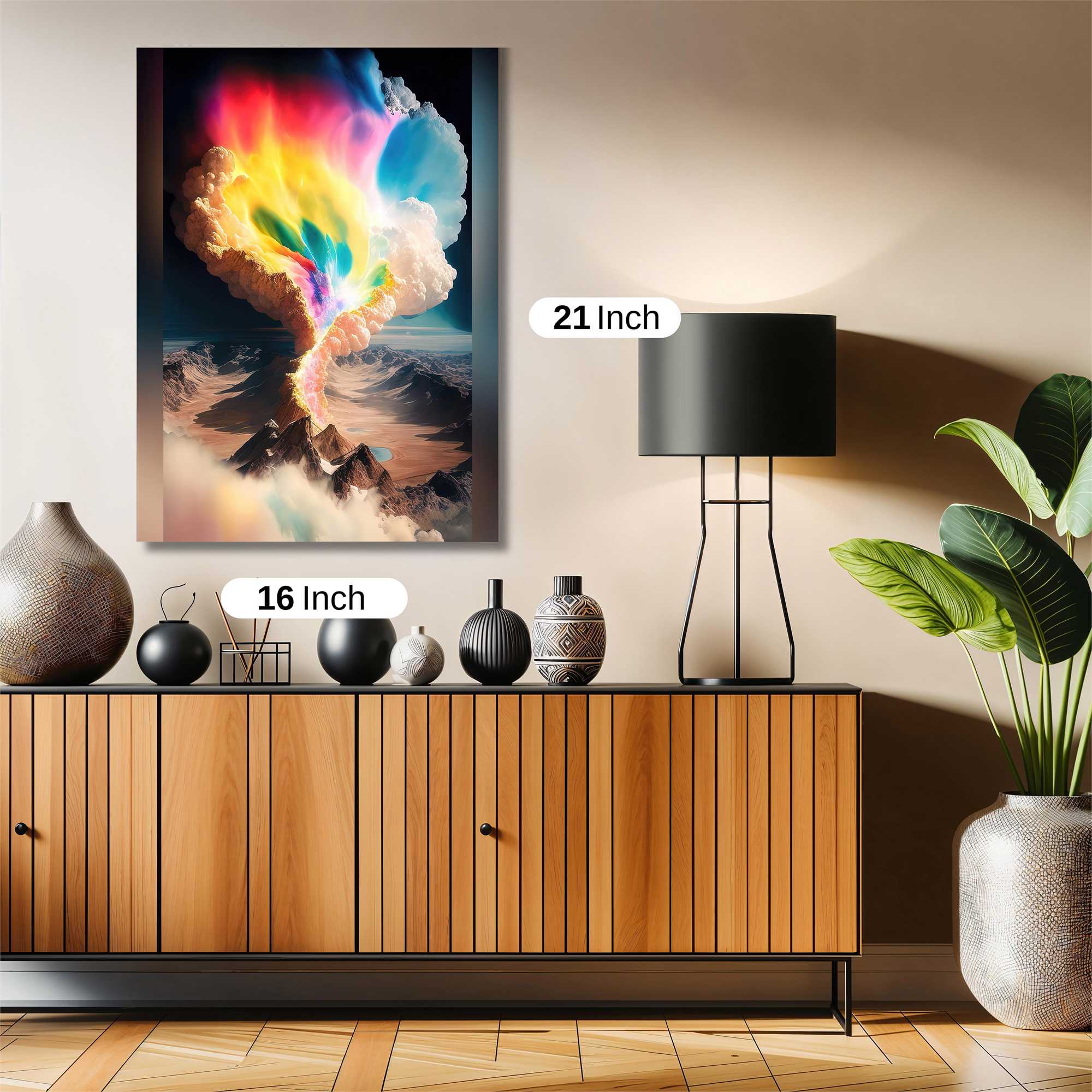 Aurora Eruption Safe Wall Magnetic / M