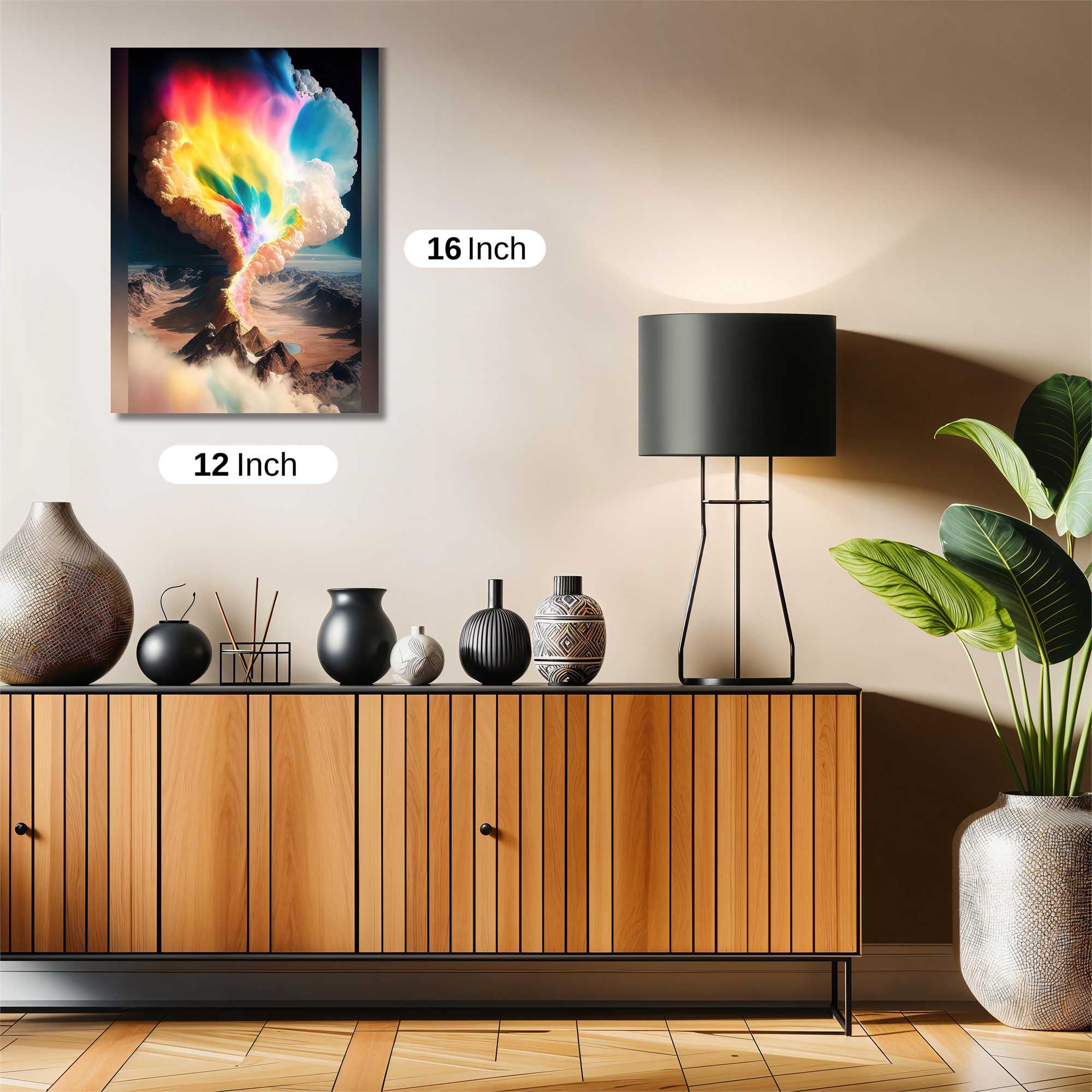 Aurora Eruption Safe Wall Magnetic / M