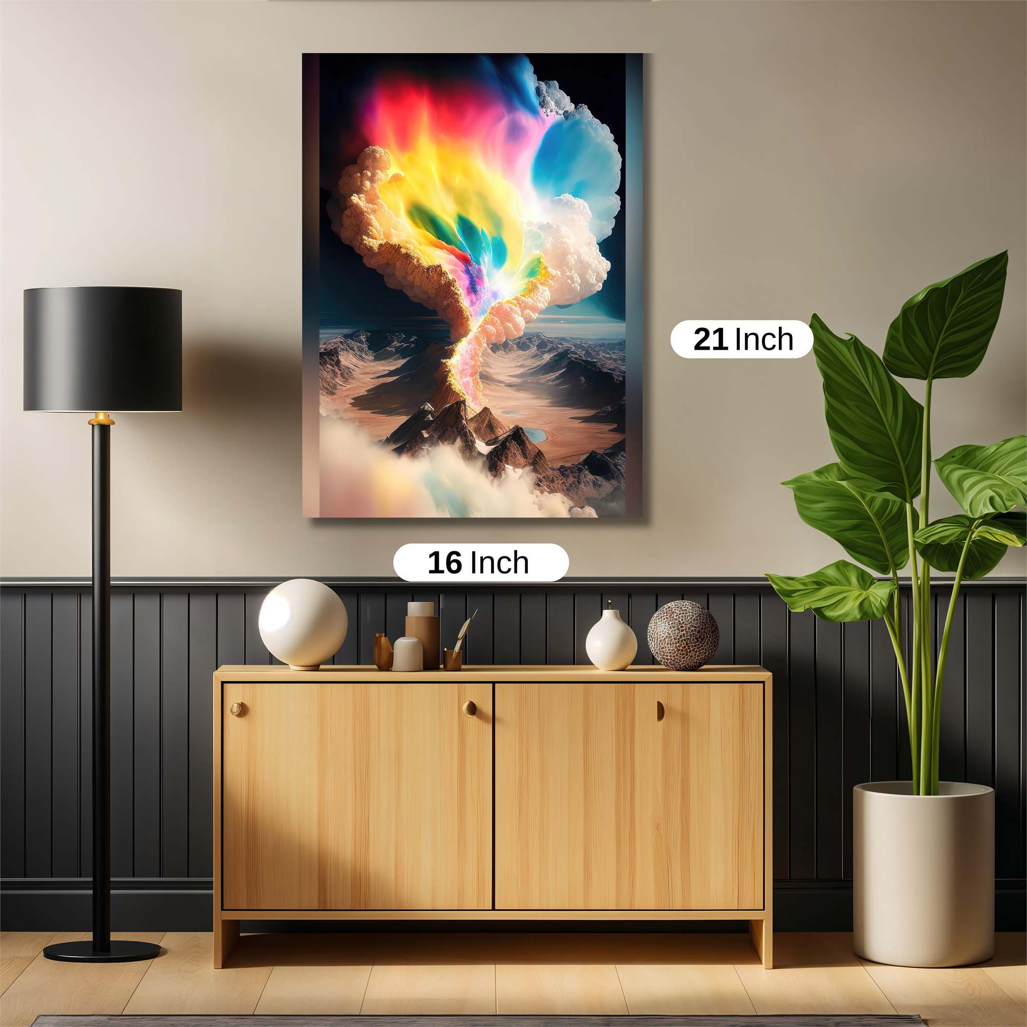 Aurora Eruption Safe Wall Magnetic / M