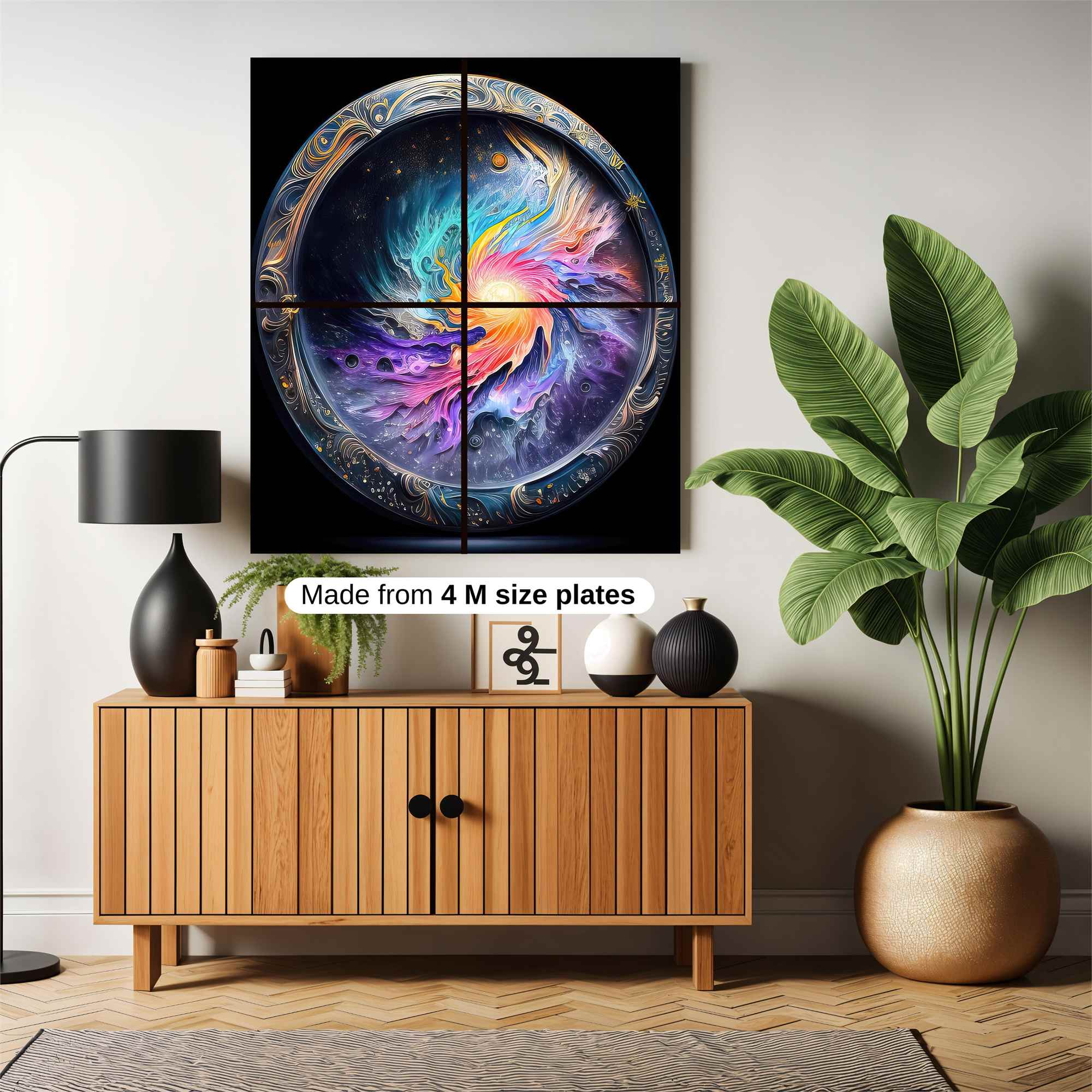 Cosmic Whirl Safe Wall Magnetic / M