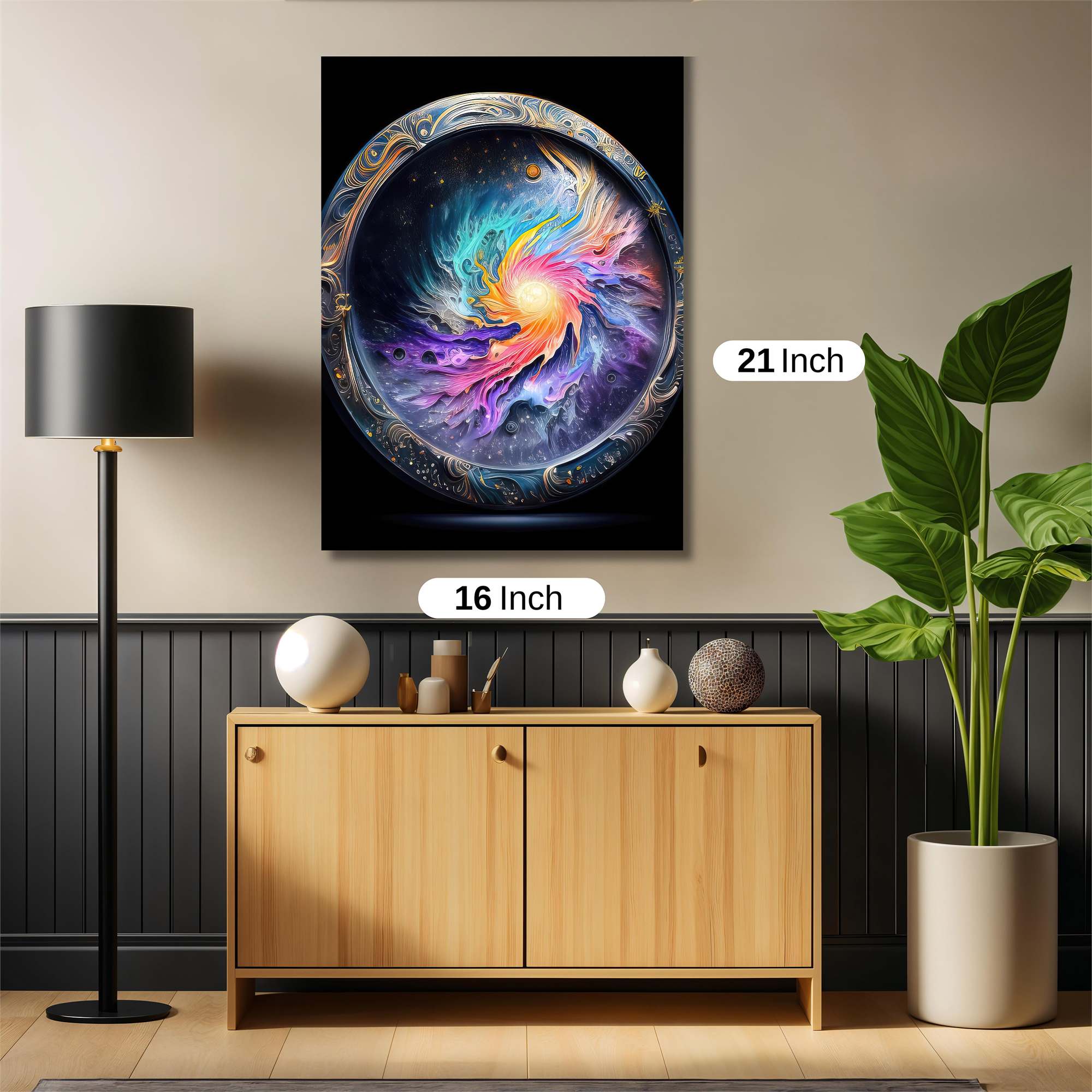 Cosmic Whirl Safe Wall Magnetic / M