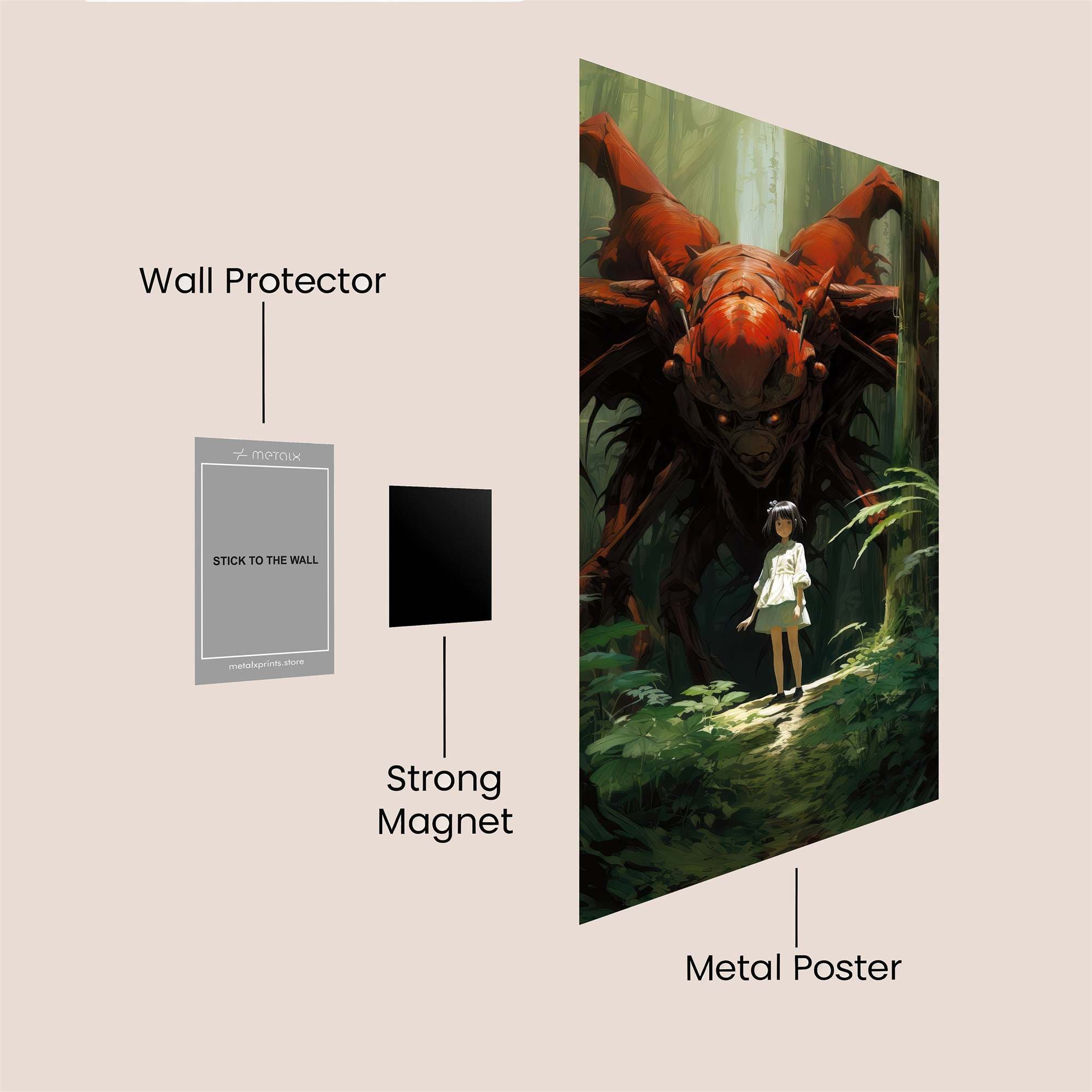 Demon Enigma Safe Wall Magnetic / M