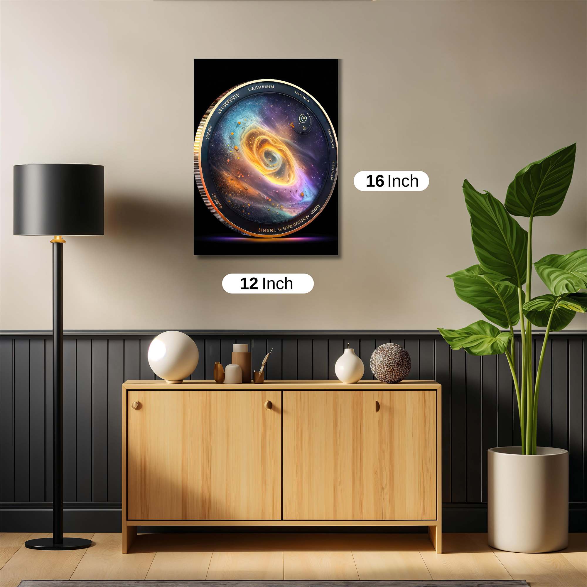 Cosmic Whirl Safe Wall Magnetic / M