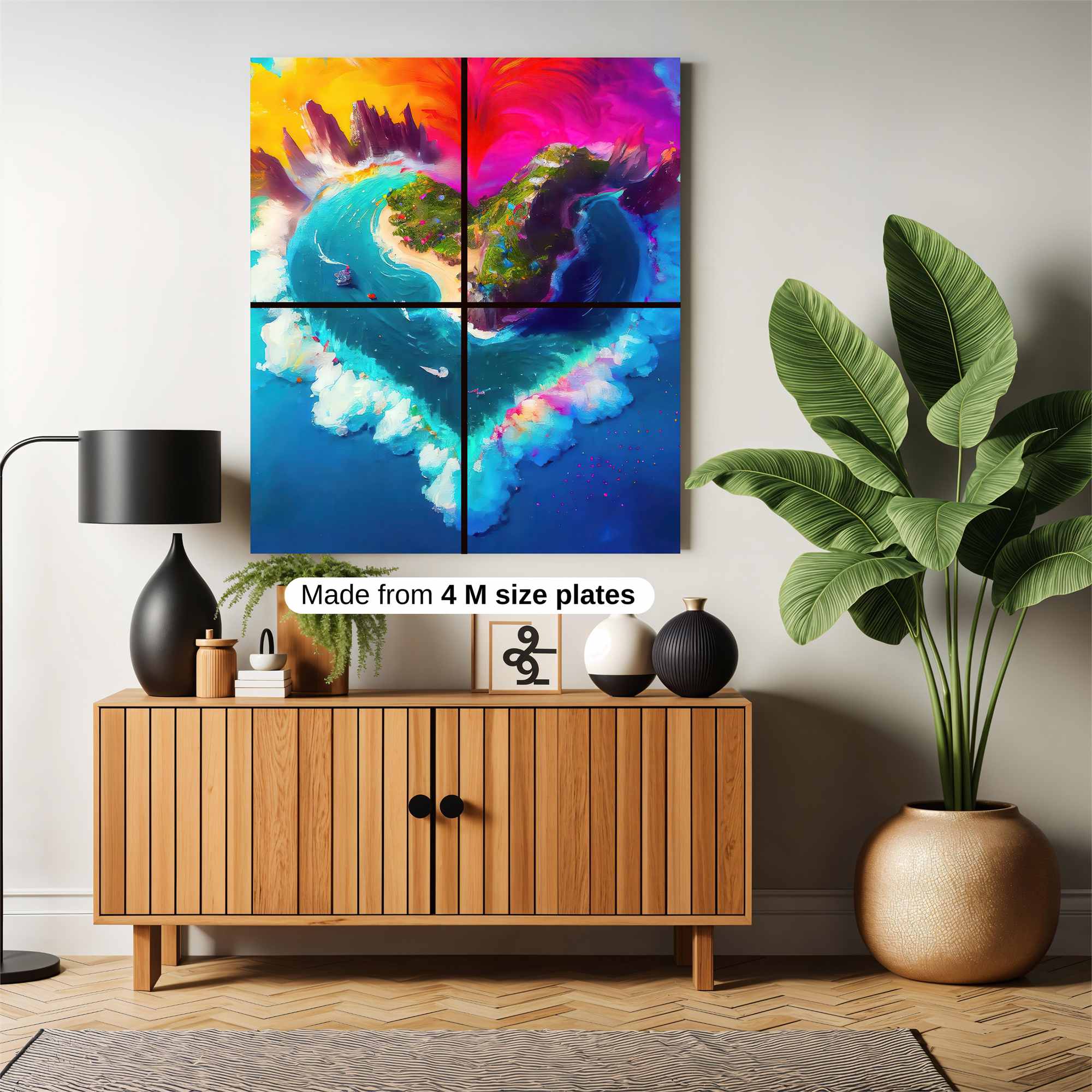 Island Bliss Safe Wall Magnetic / M