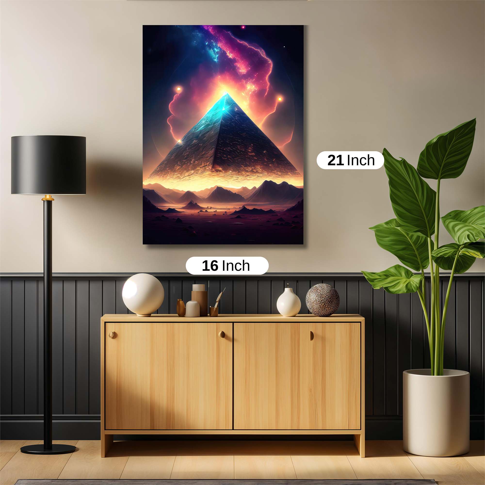 Pyramid Pulse Safe Wall Magnetic / M