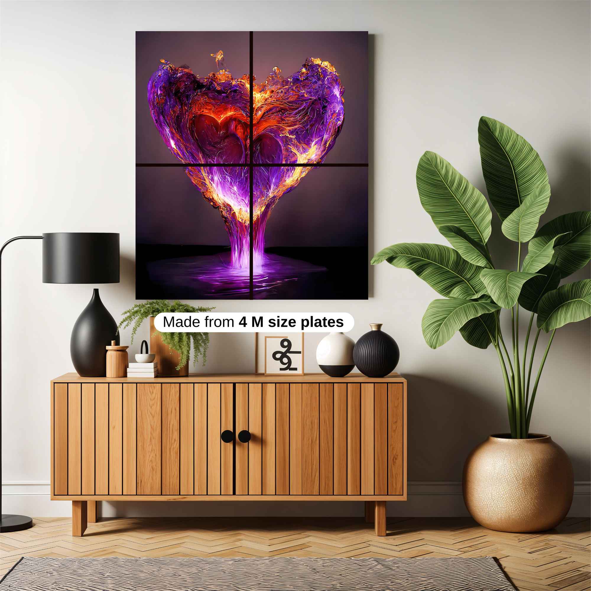 Heart Ignition Safe Wall Magnetic / M
