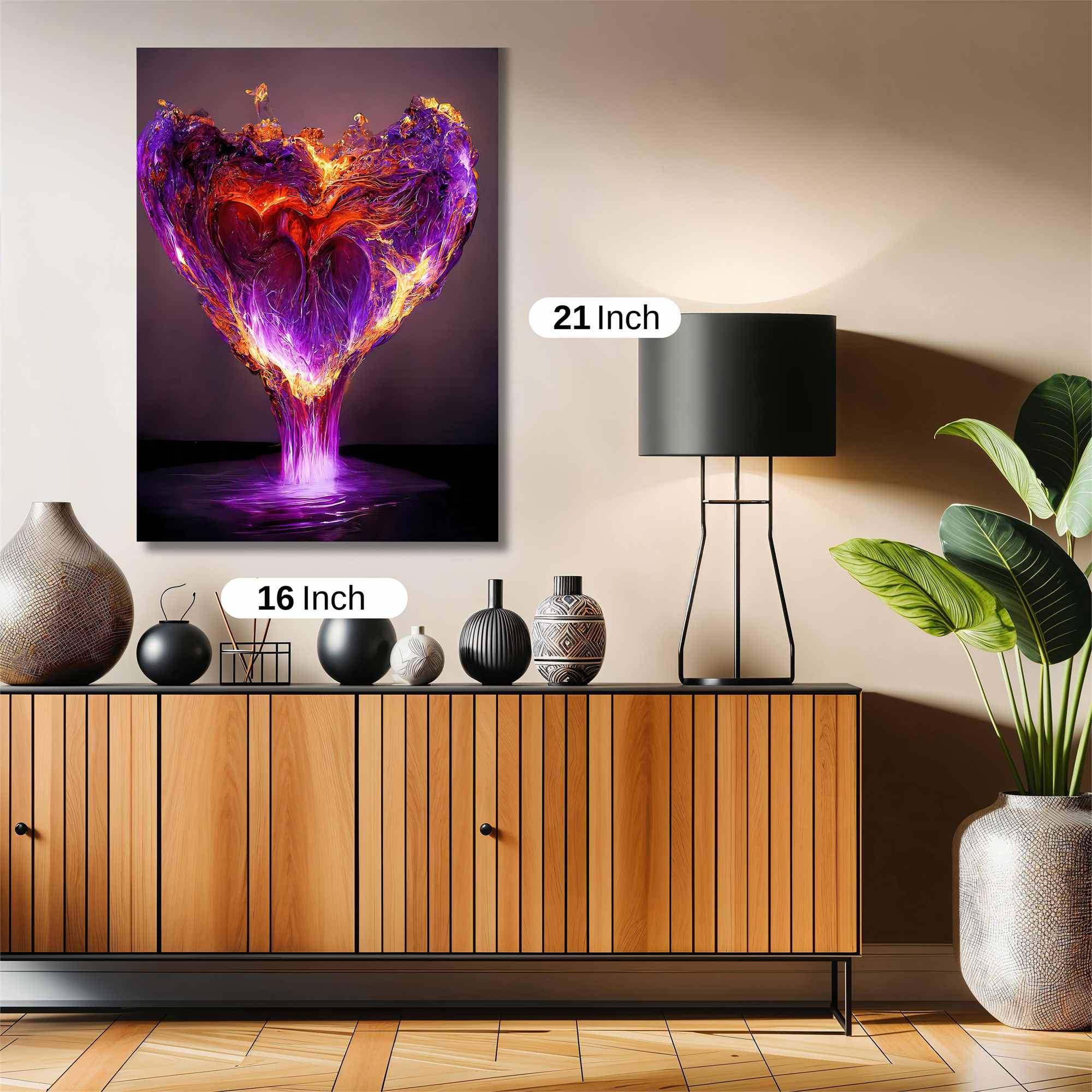 Heart Ignition Safe Wall Magnetic / M