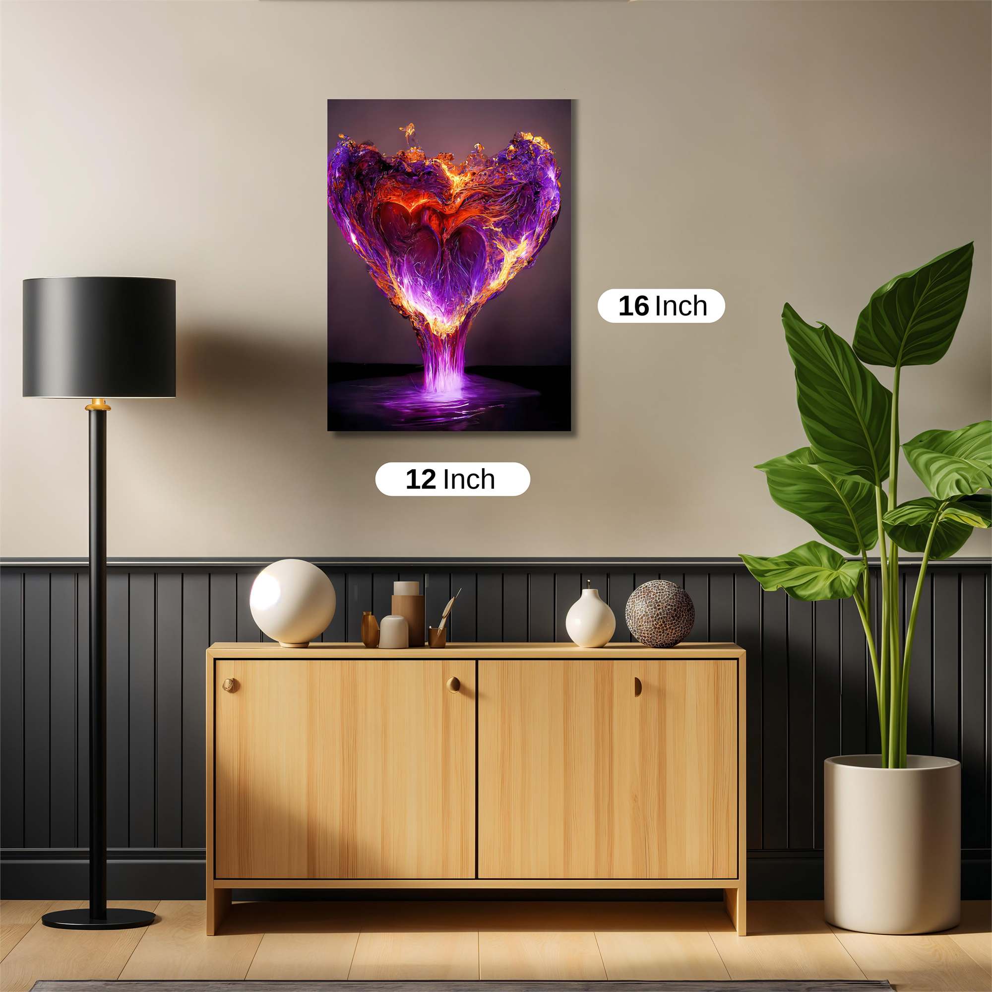 Heart Ignition Safe Wall Magnetic / M
