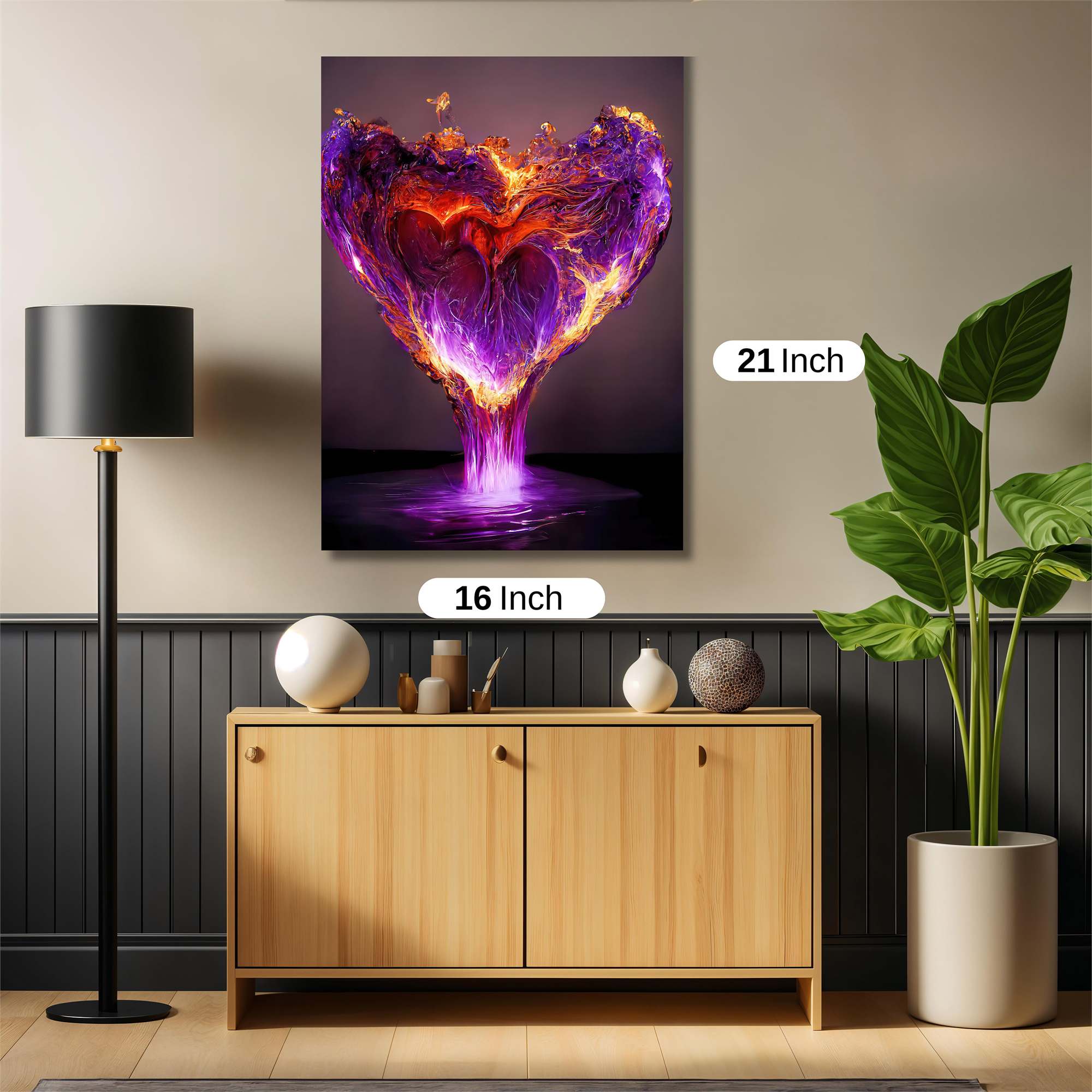Heart Ignition Safe Wall Magnetic / M