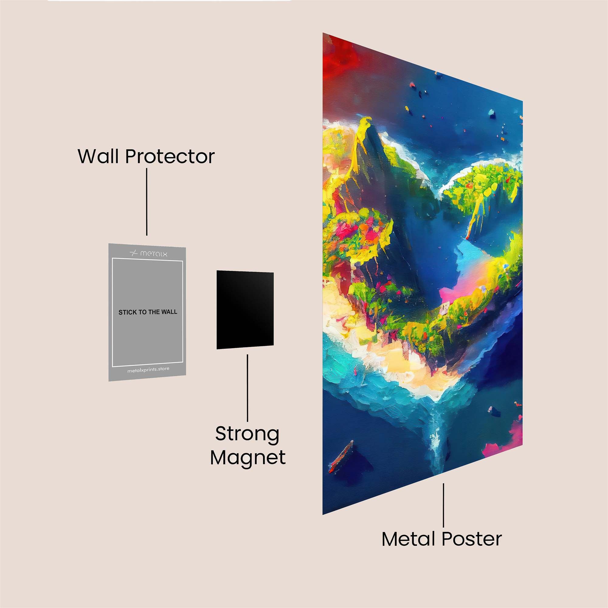Heart Haven Safe Wall Magnetic / M