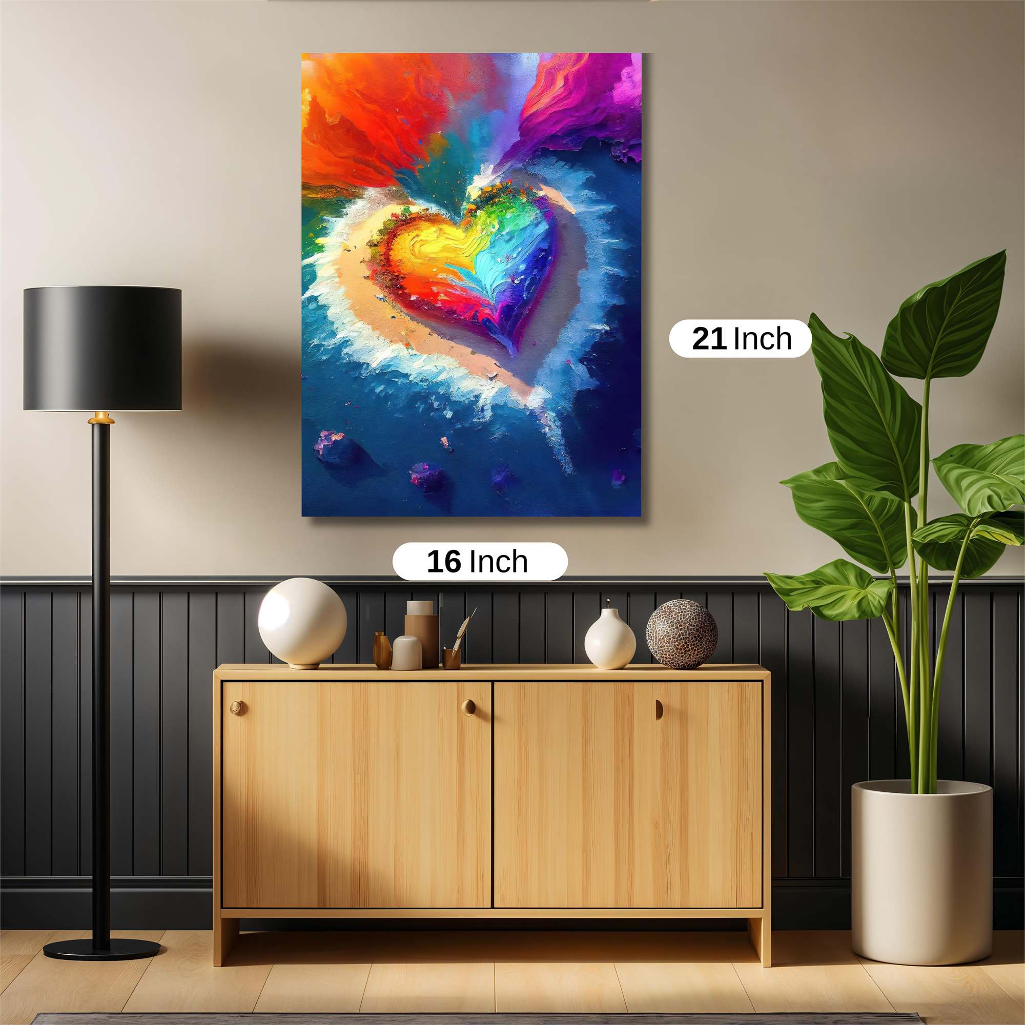 Rainbow Serenity Safe Wall Magnetic / M
