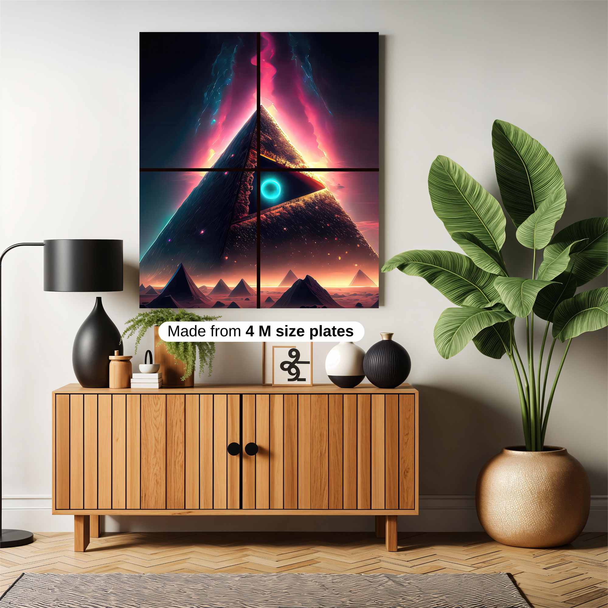 Pyramid Enigma Safe Wall Magnetic / M