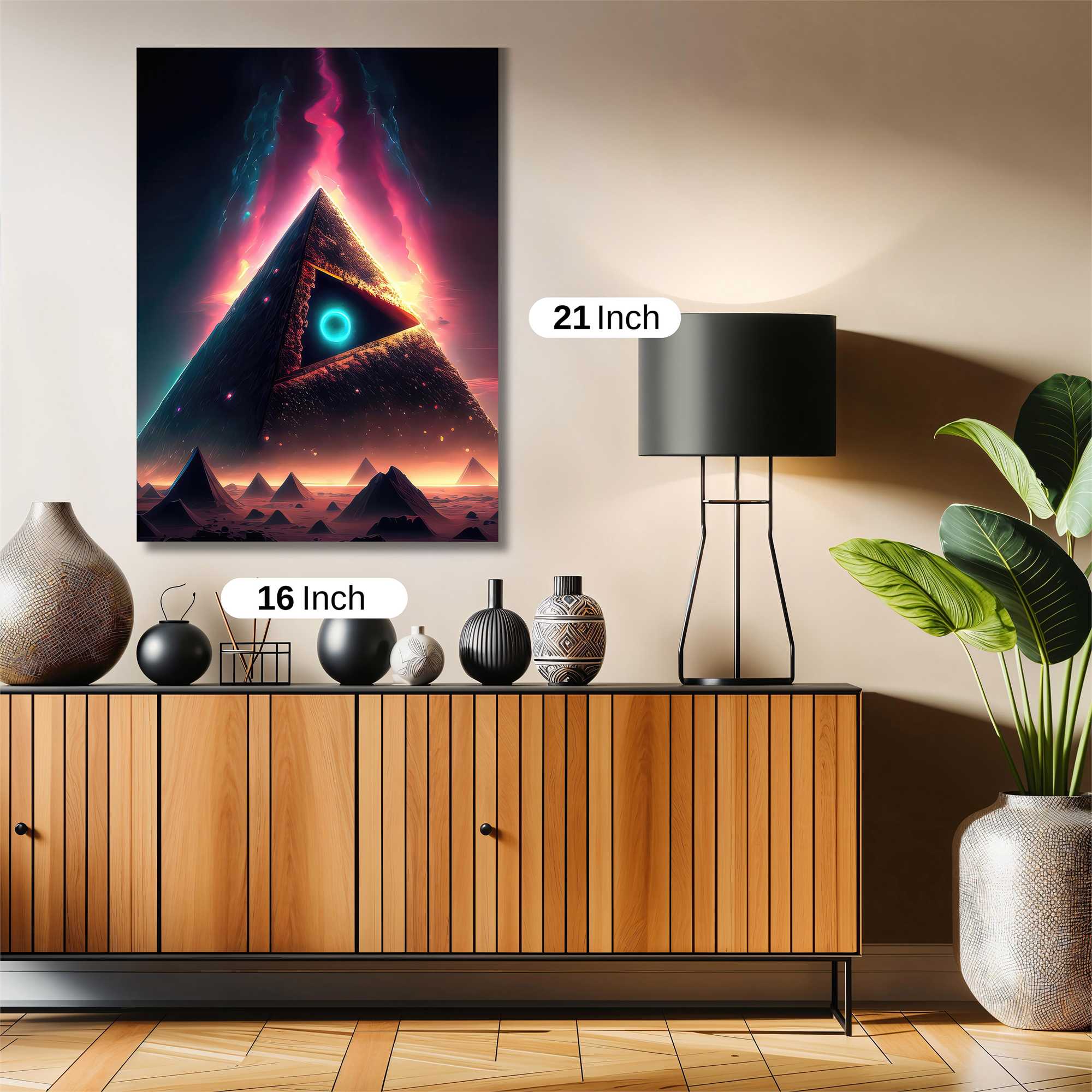 Pyramid Enigma Safe Wall Magnetic / M