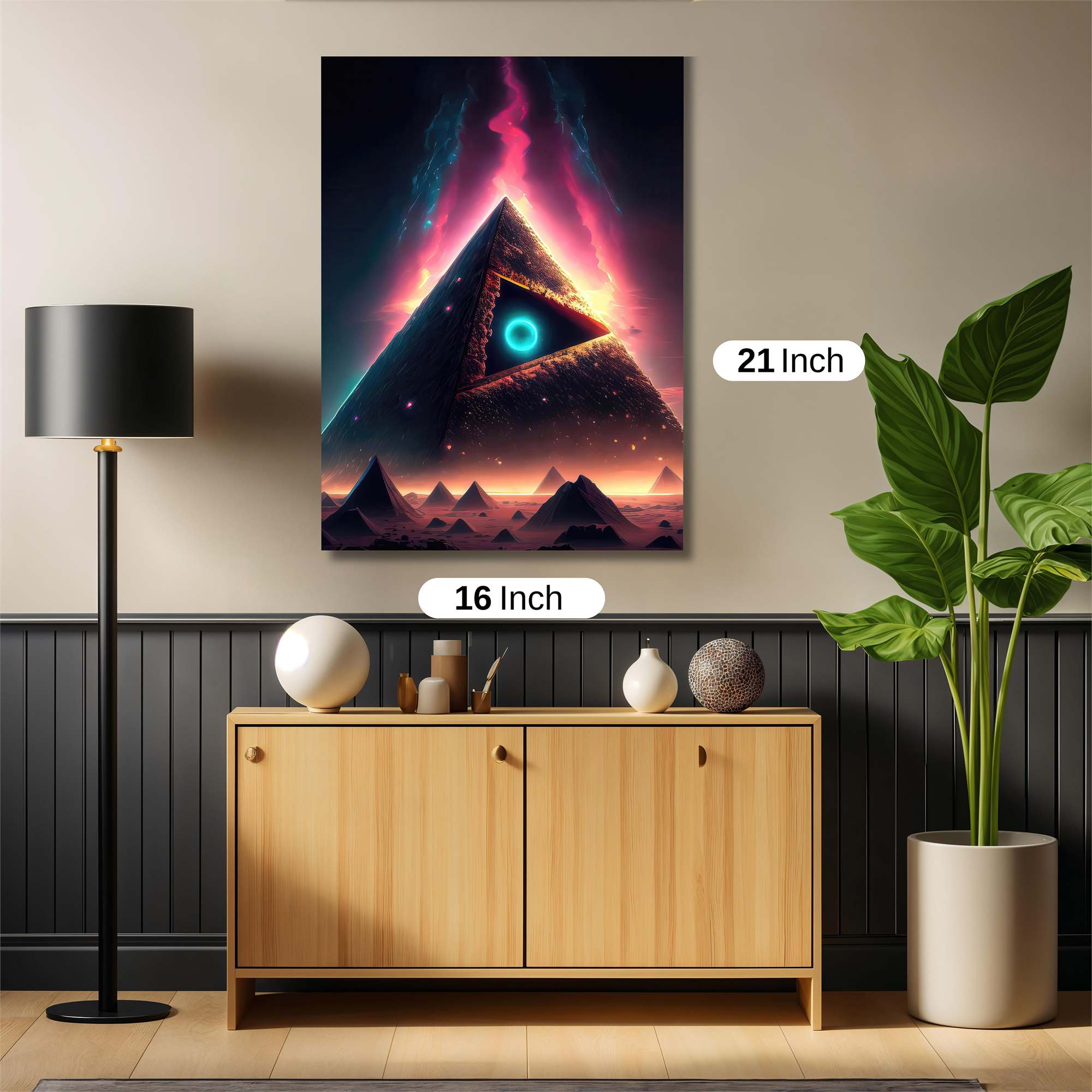 Pyramid Enigma Safe Wall Magnetic / M