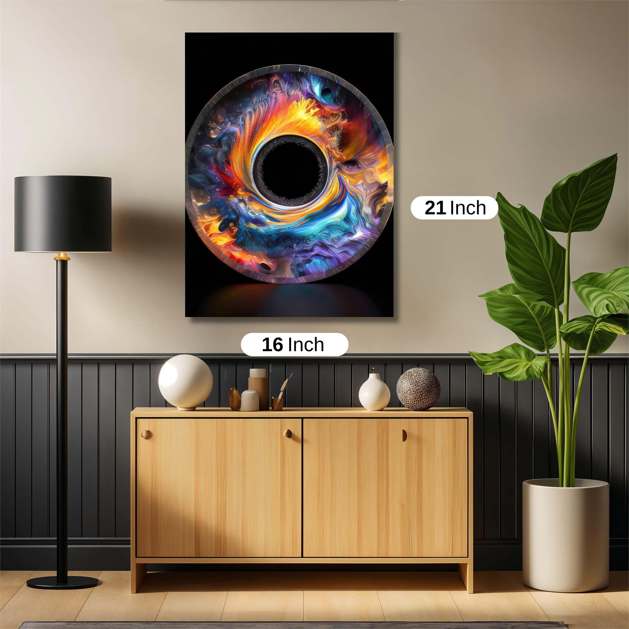Cosmic Whirl Safe Wall Magnetic / M
