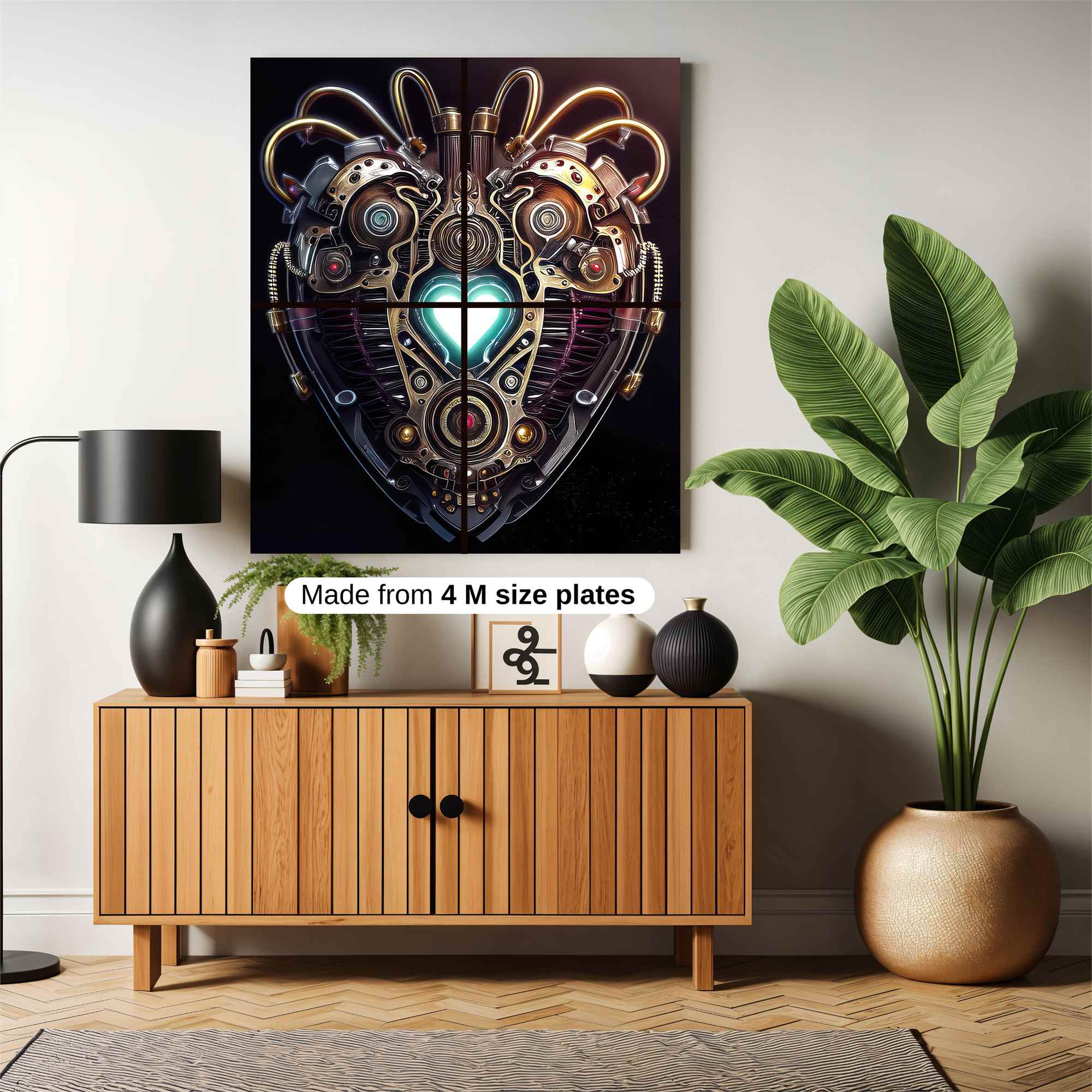 Heartbeat Pulse Safe Wall Magnetic / M