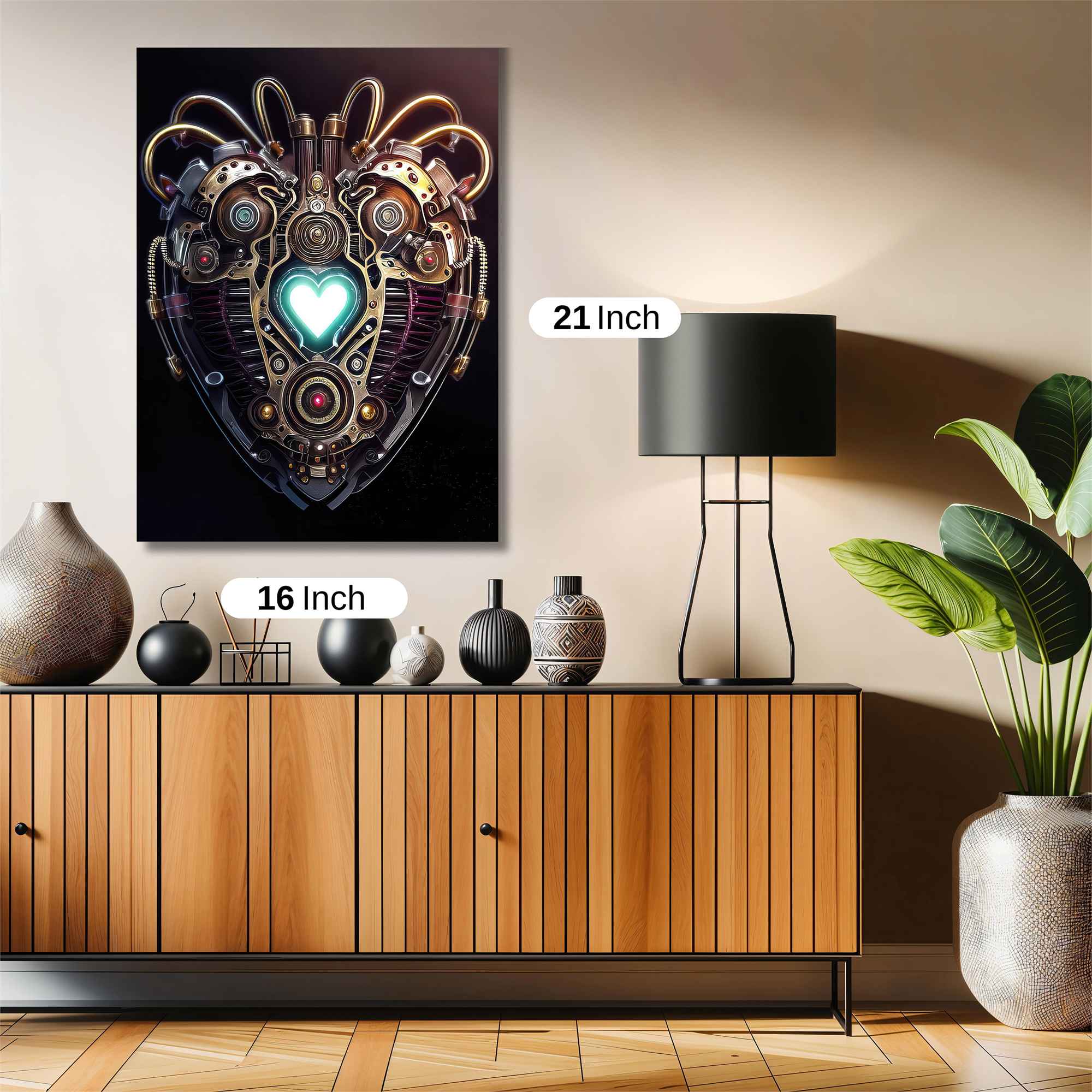 Heartbeat Pulse Safe Wall Magnetic / M