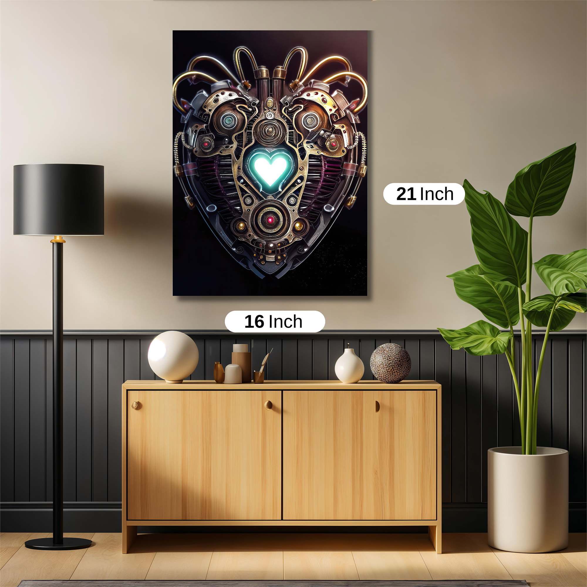 Heartbeat Pulse Safe Wall Magnetic / M