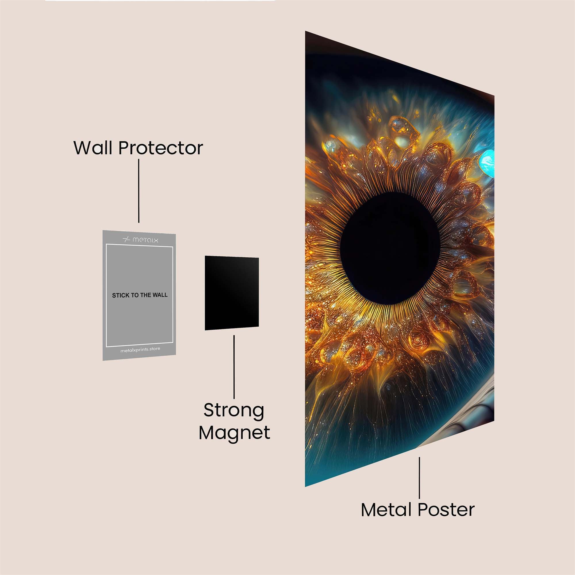 Eye Enchantment Safe Wall Magnetic / M