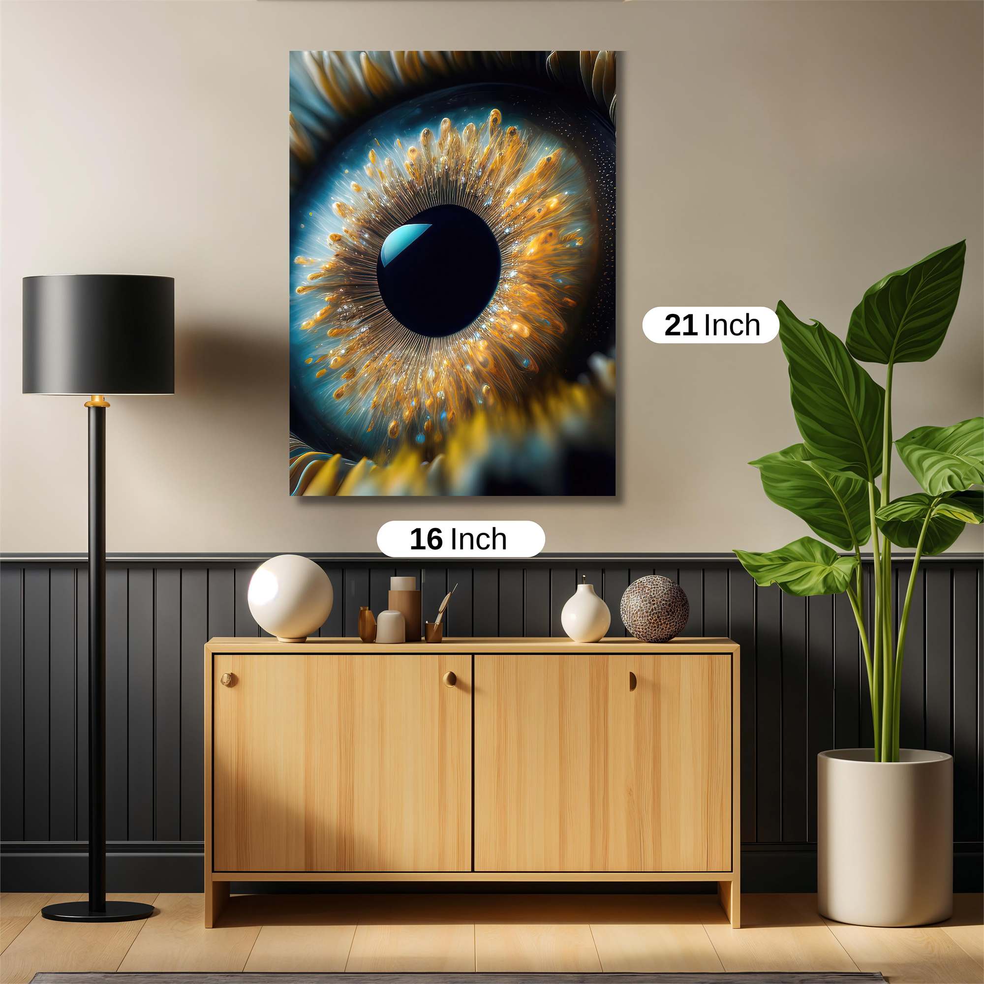 Golden Gaze Safe Wall Magnetic / M