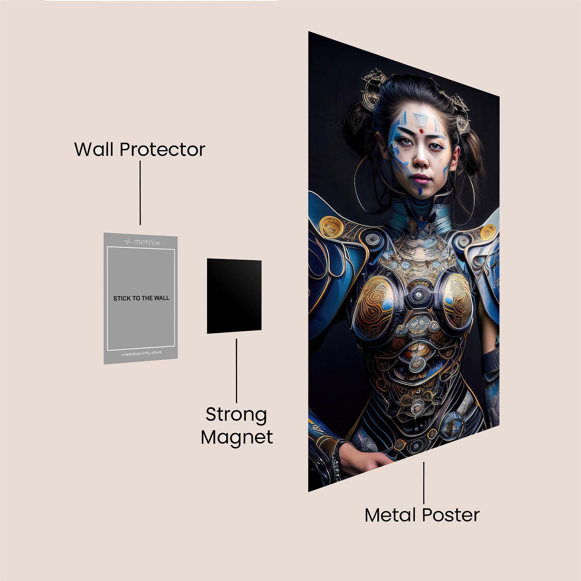 Warrior Enigma Safe Wall Magnetic / M