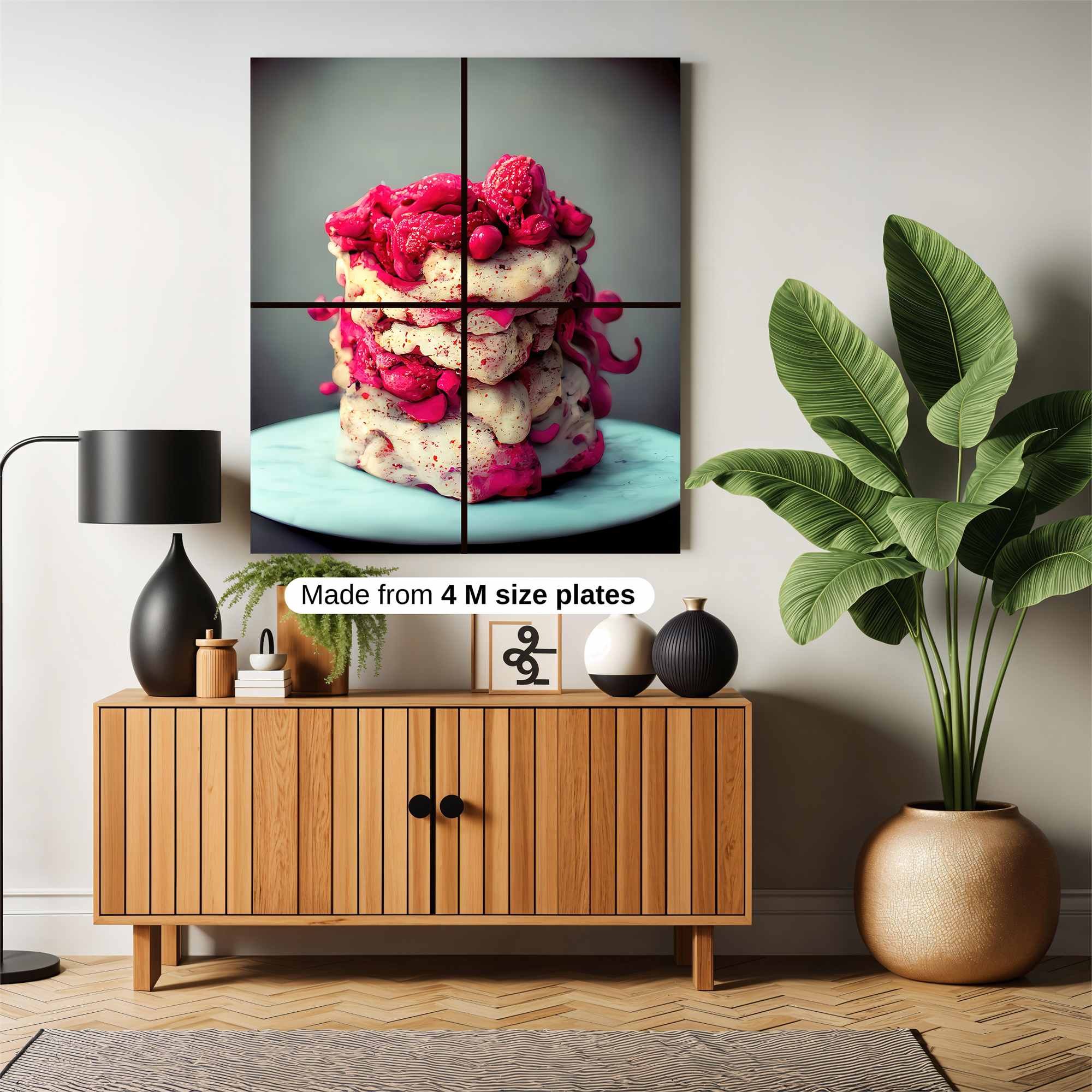 Raspberry Whimsy Safe Wall Magnetic / M