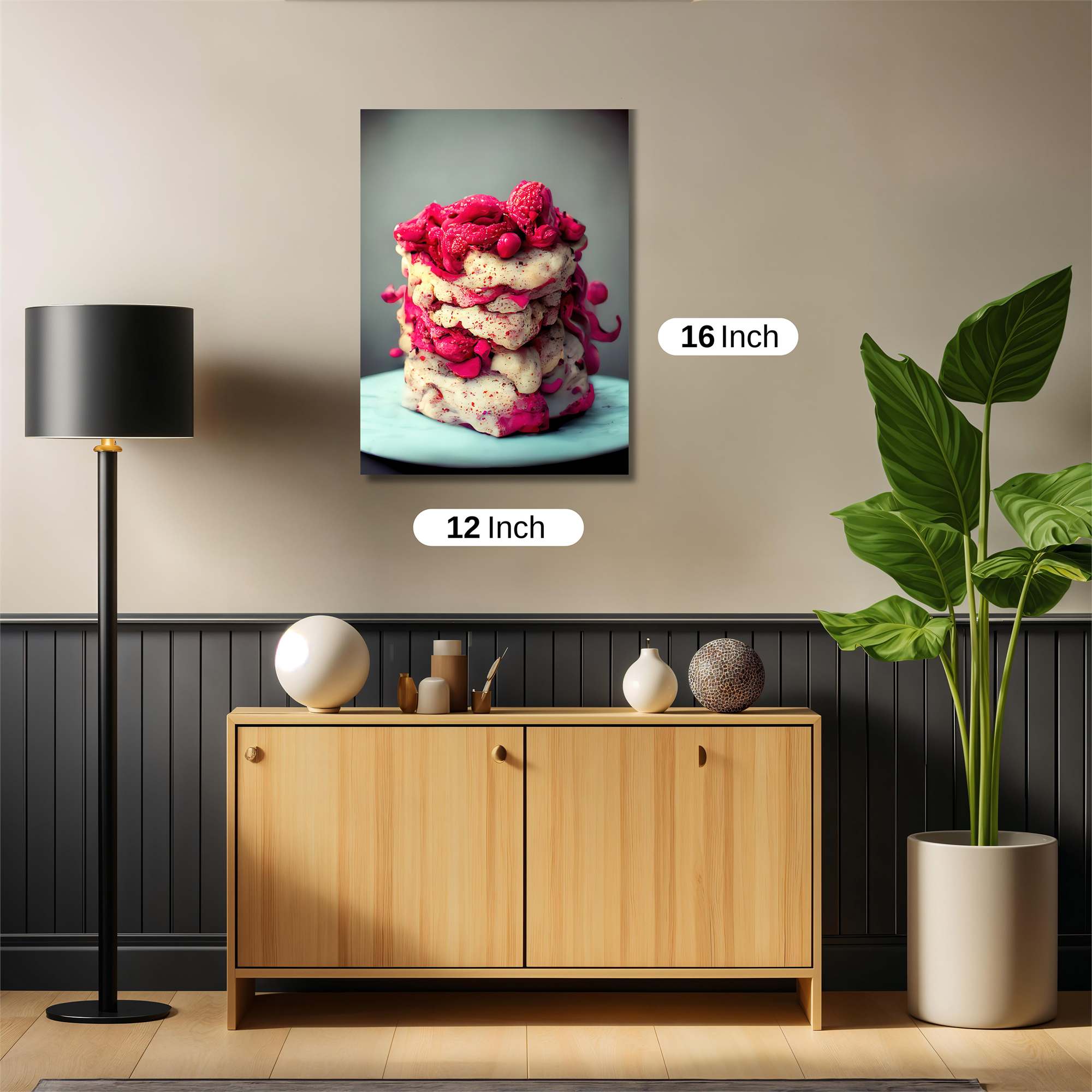 Raspberry Whimsy Safe Wall Magnetic / M